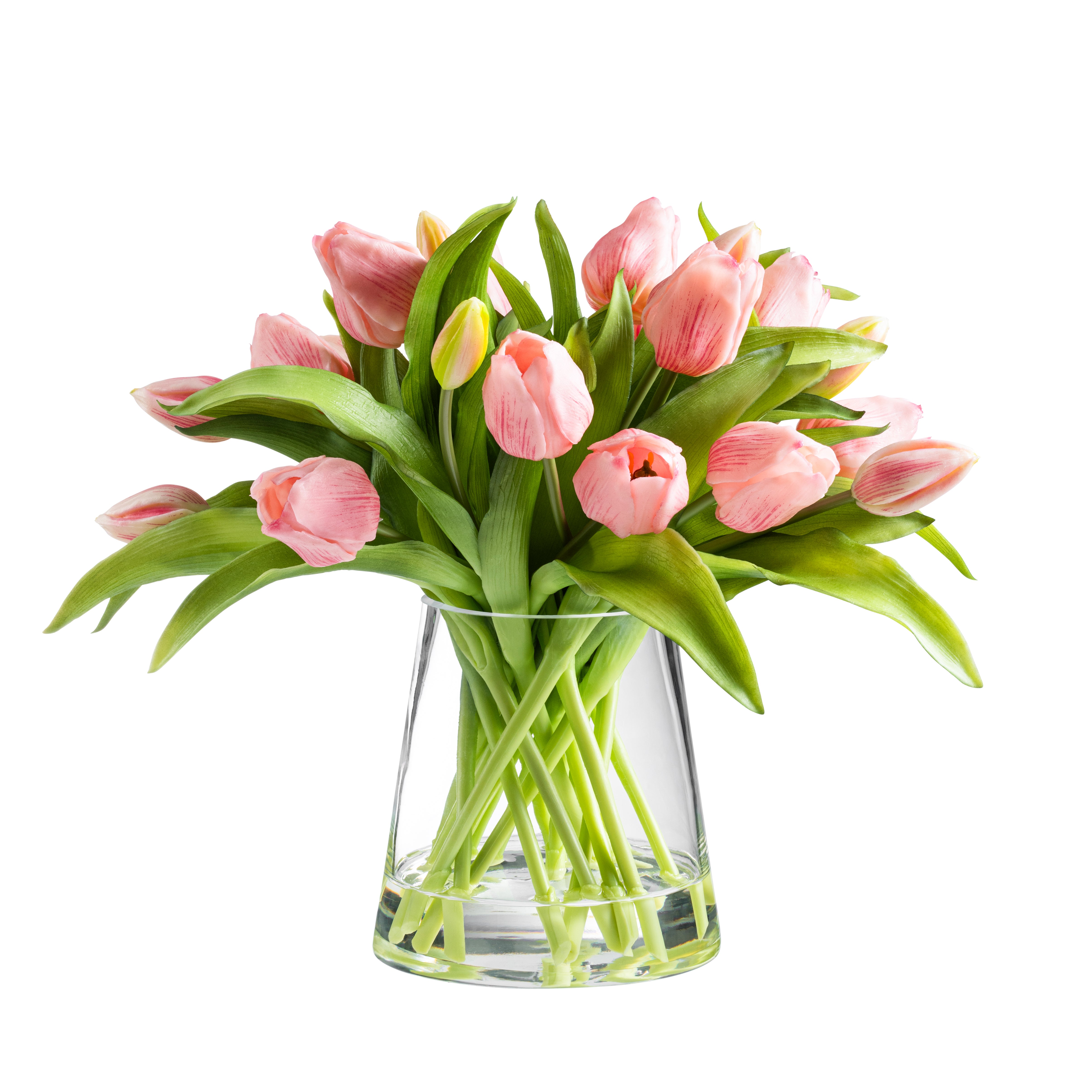  DH Pink Tulips in Clear Vase、mySite、elrpsem3k