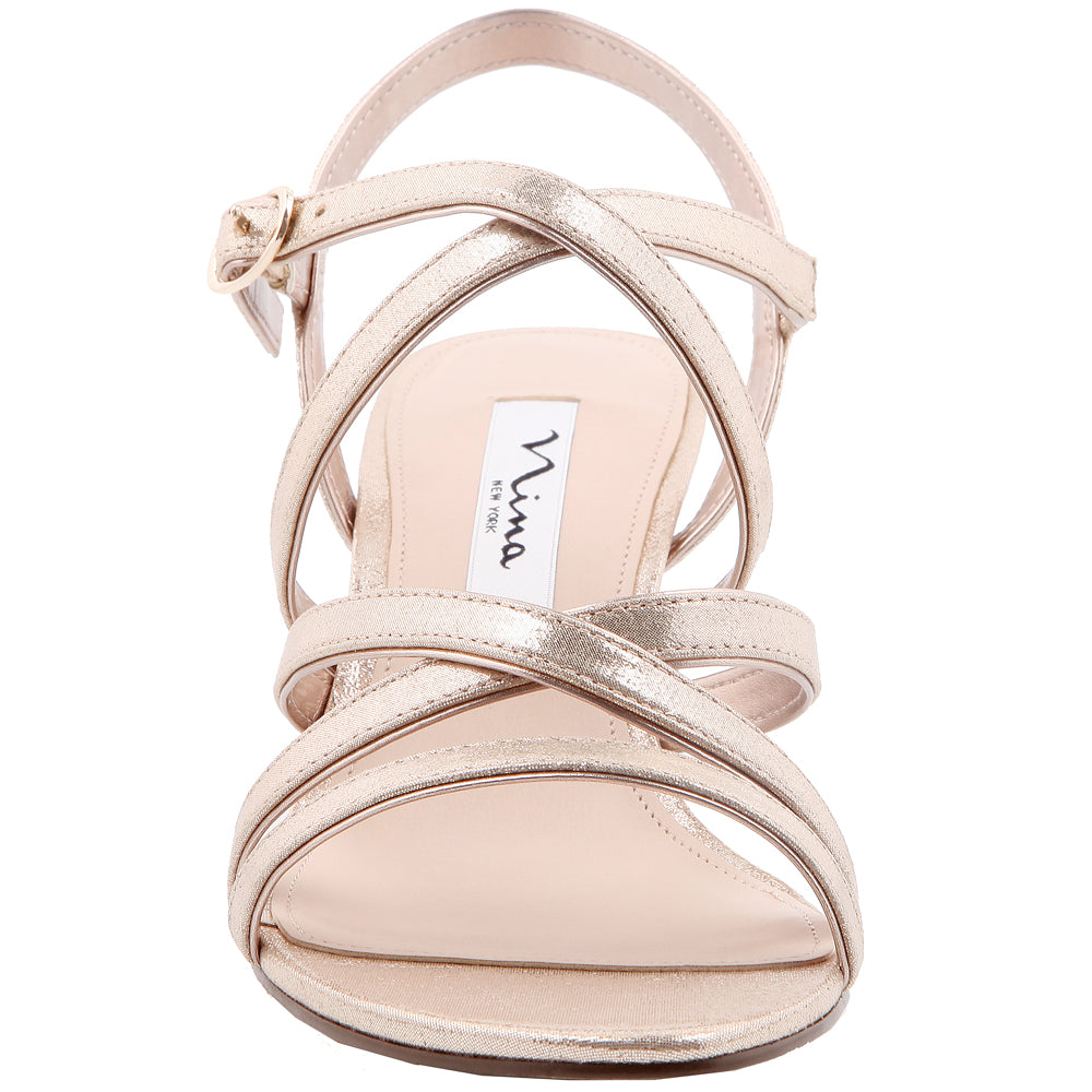 Genaya Metallic Kitten Heel Evening Sandals、mySite、gtrtttuynbv