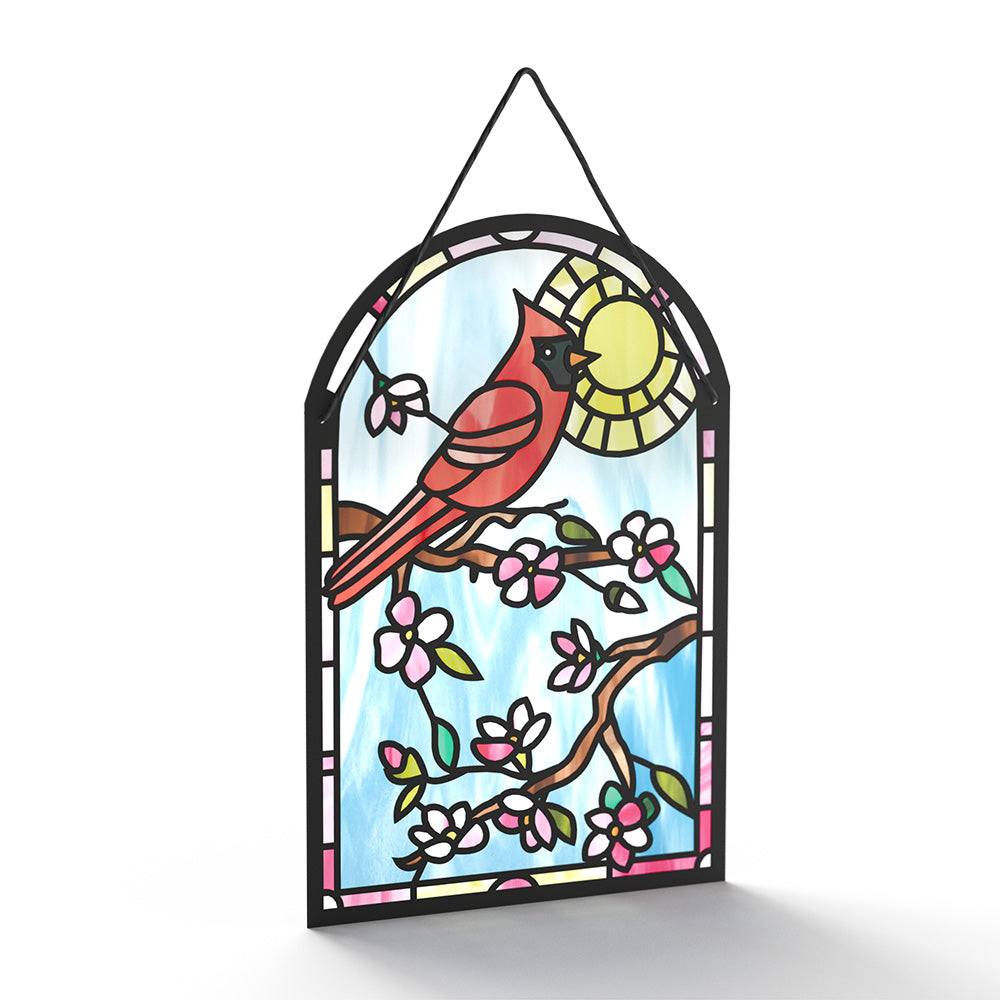 Sending Sunshine Cardinal Suncatcher Card、mySite、solidvoid