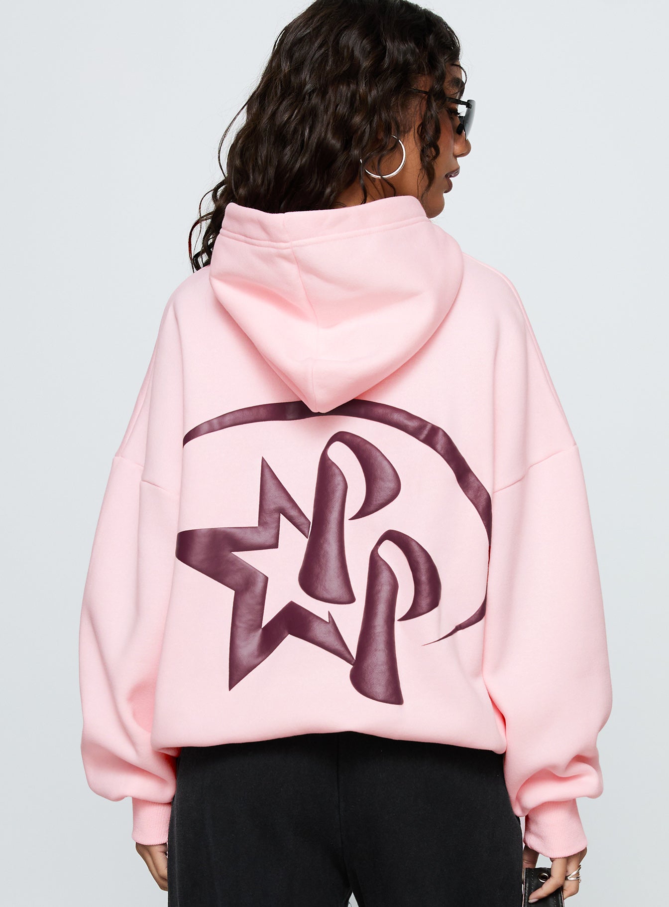 Starblazer Princess Polly Graphic Hoodie Pink、mySite、solidvoid