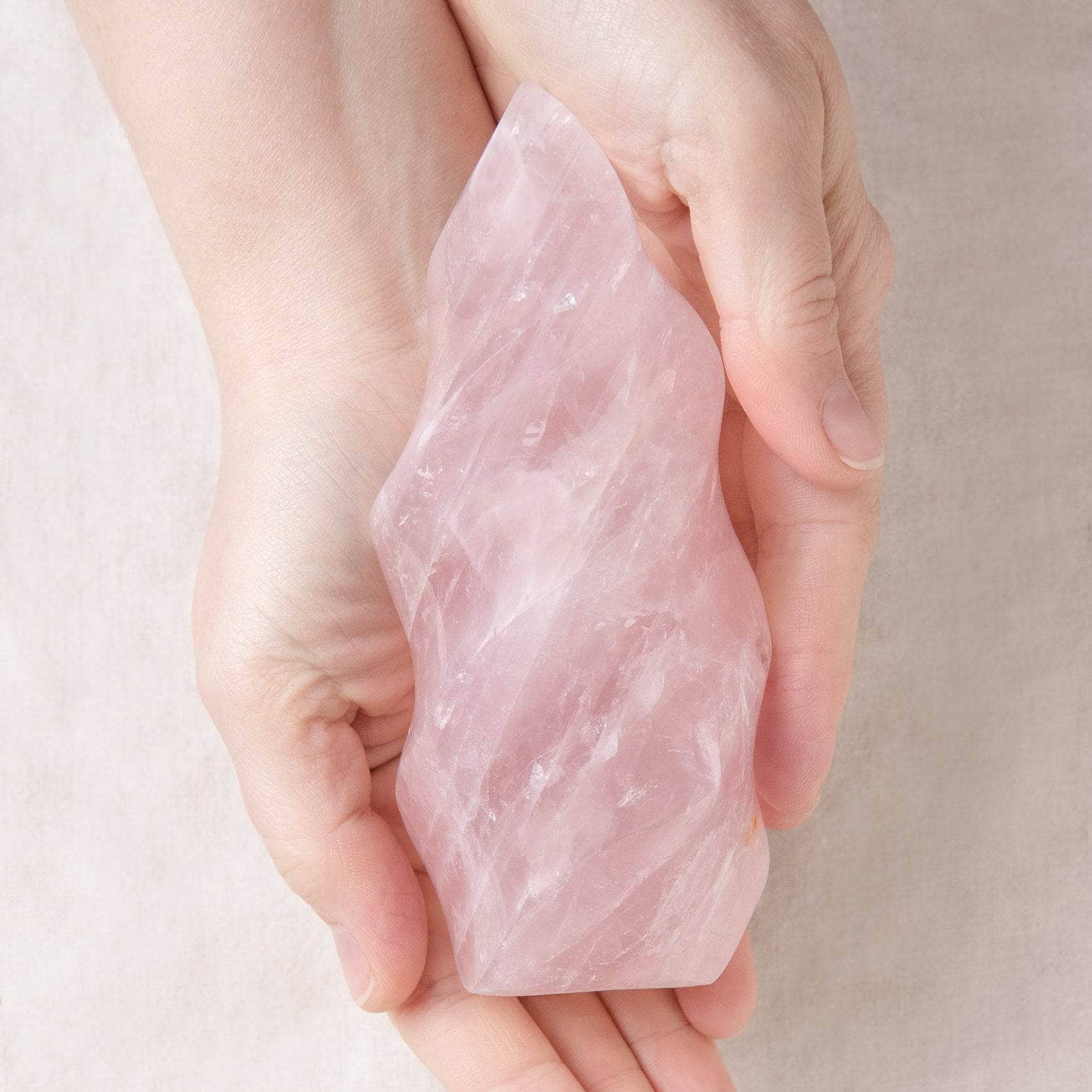 Rose Quartz Flame Crystals - 1 of a Kind、mySite、hinf8tx79