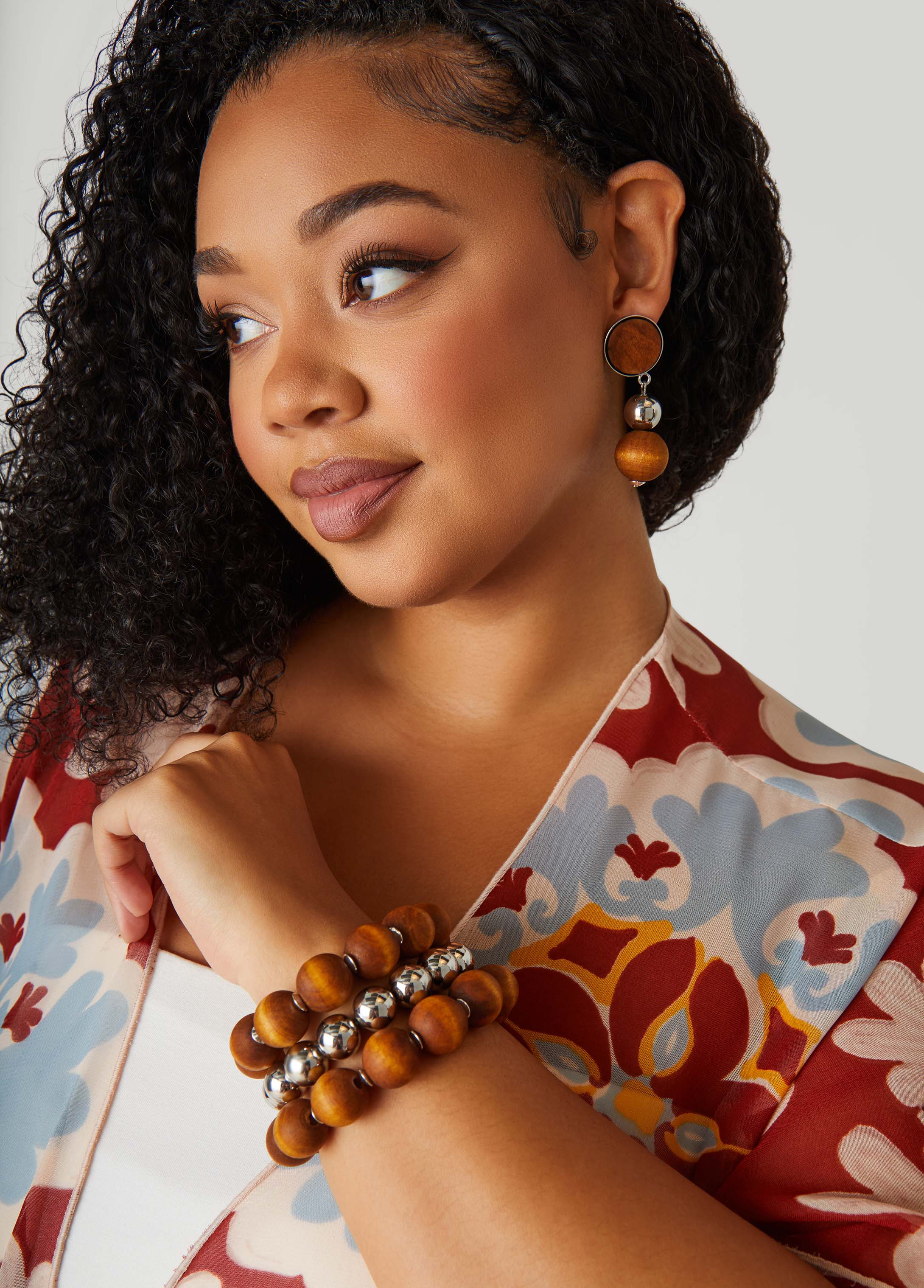 Wood Bracelets And Earrings Set、mySite、bengalsvssteelers