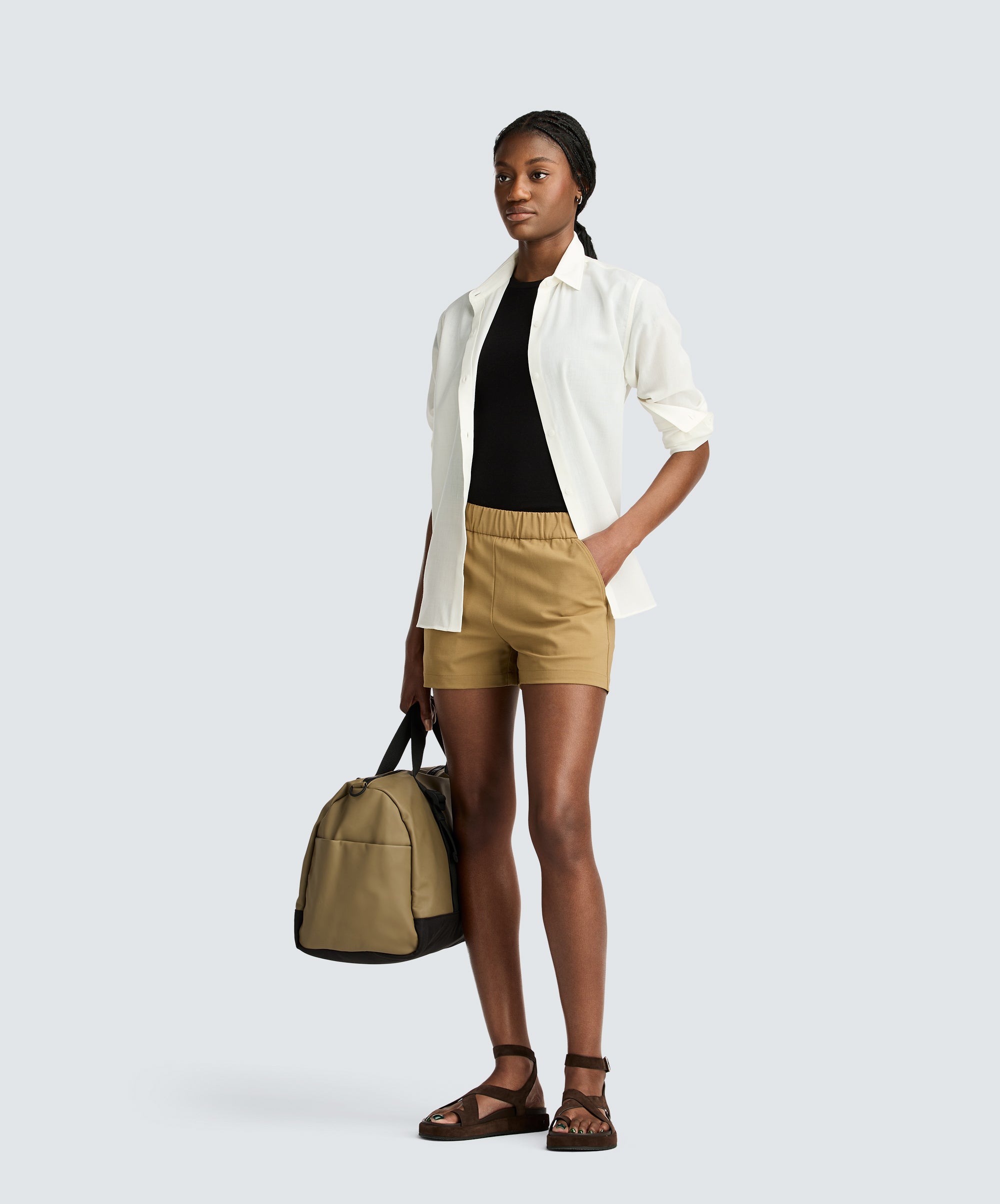 Women's Slim Merino Crew Neck T-Shirt、mySite、noshort