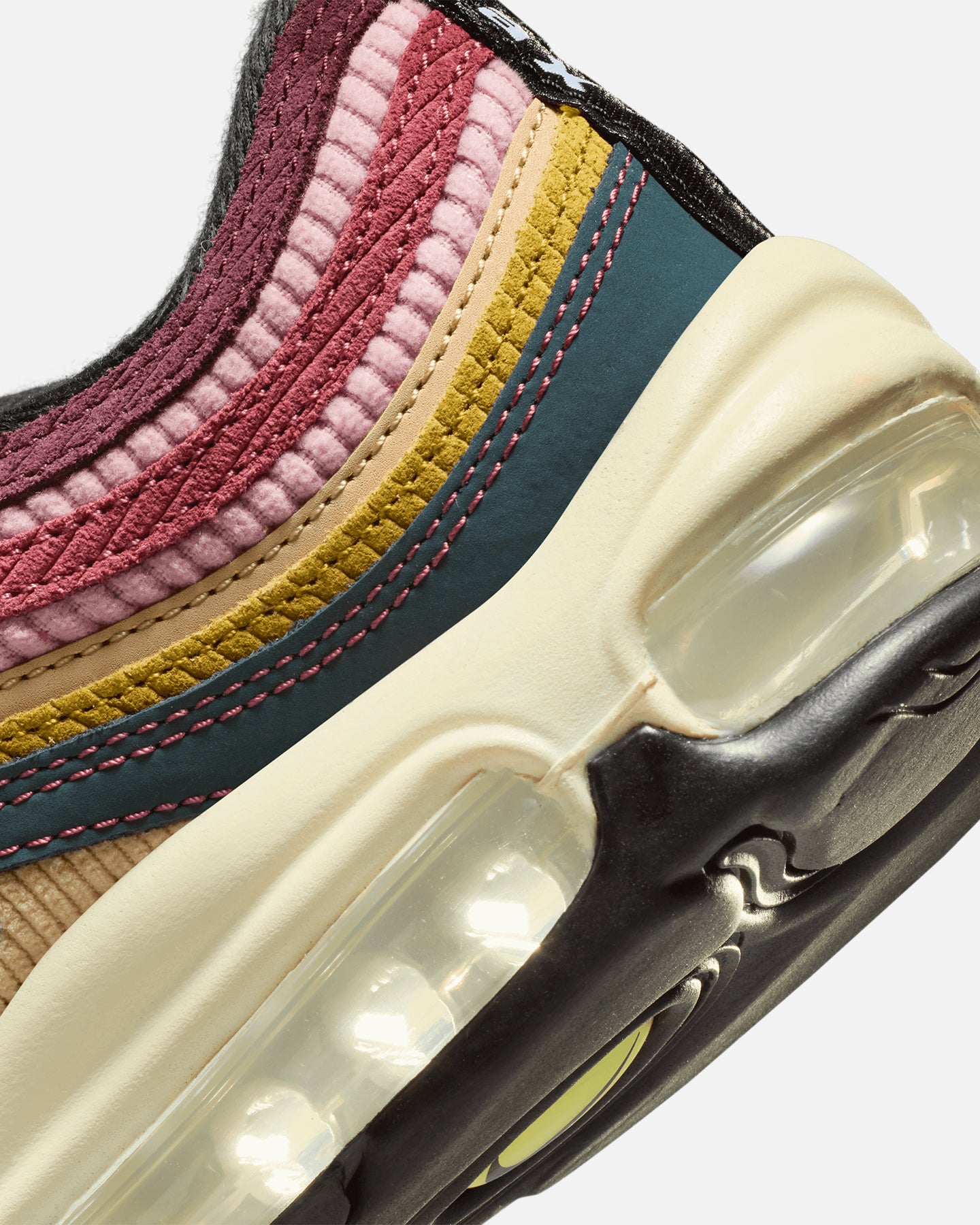 Nike Women's Air Max 97 CordAiroy Deep Jungle/White、mySite、zt4zffjzw