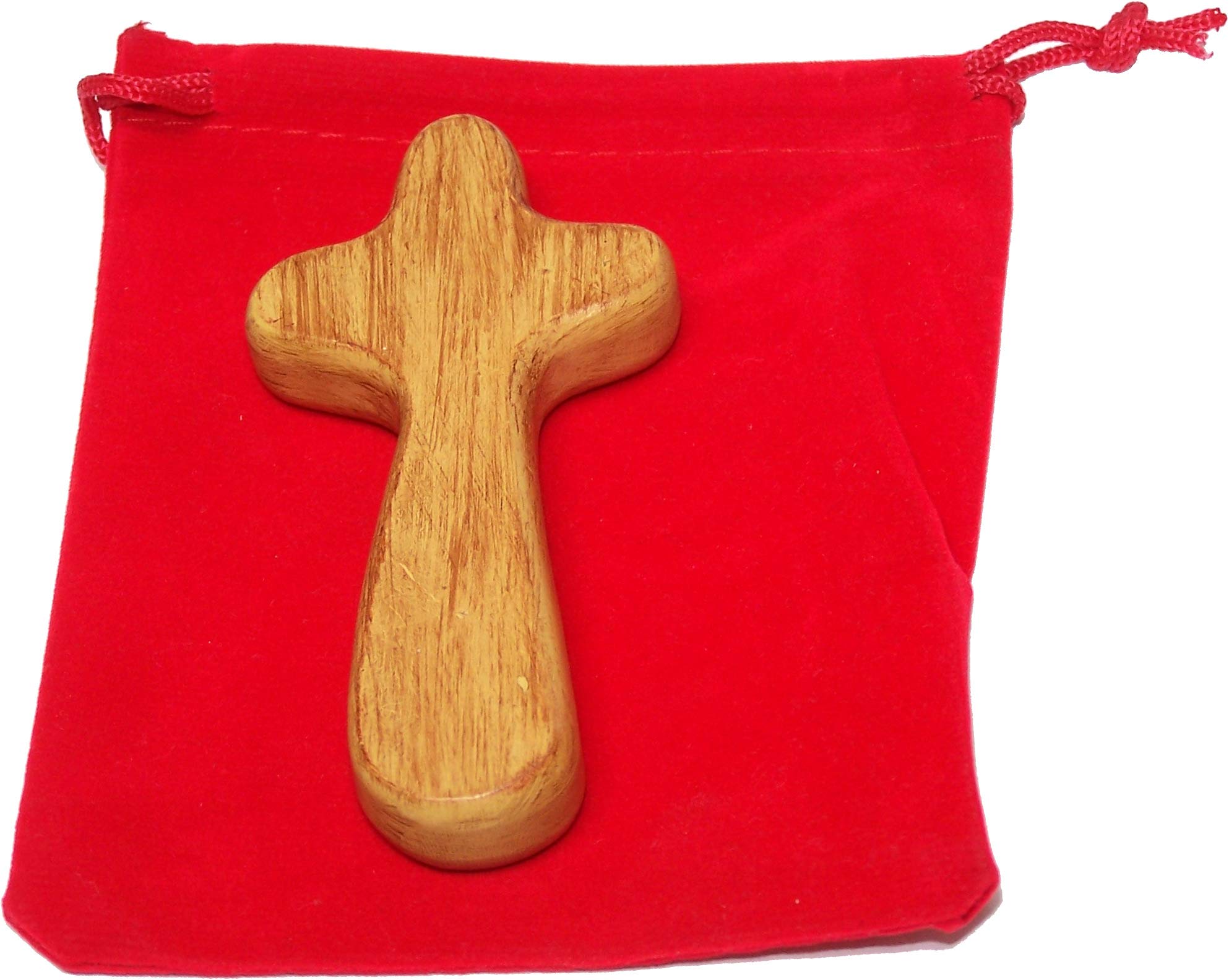  Holy Land Market Resin Hand Held Holding Comfort Pocket Cross - Very Smooth (3.5 x 1.75 Inches)、mySite、elrpsem3k
