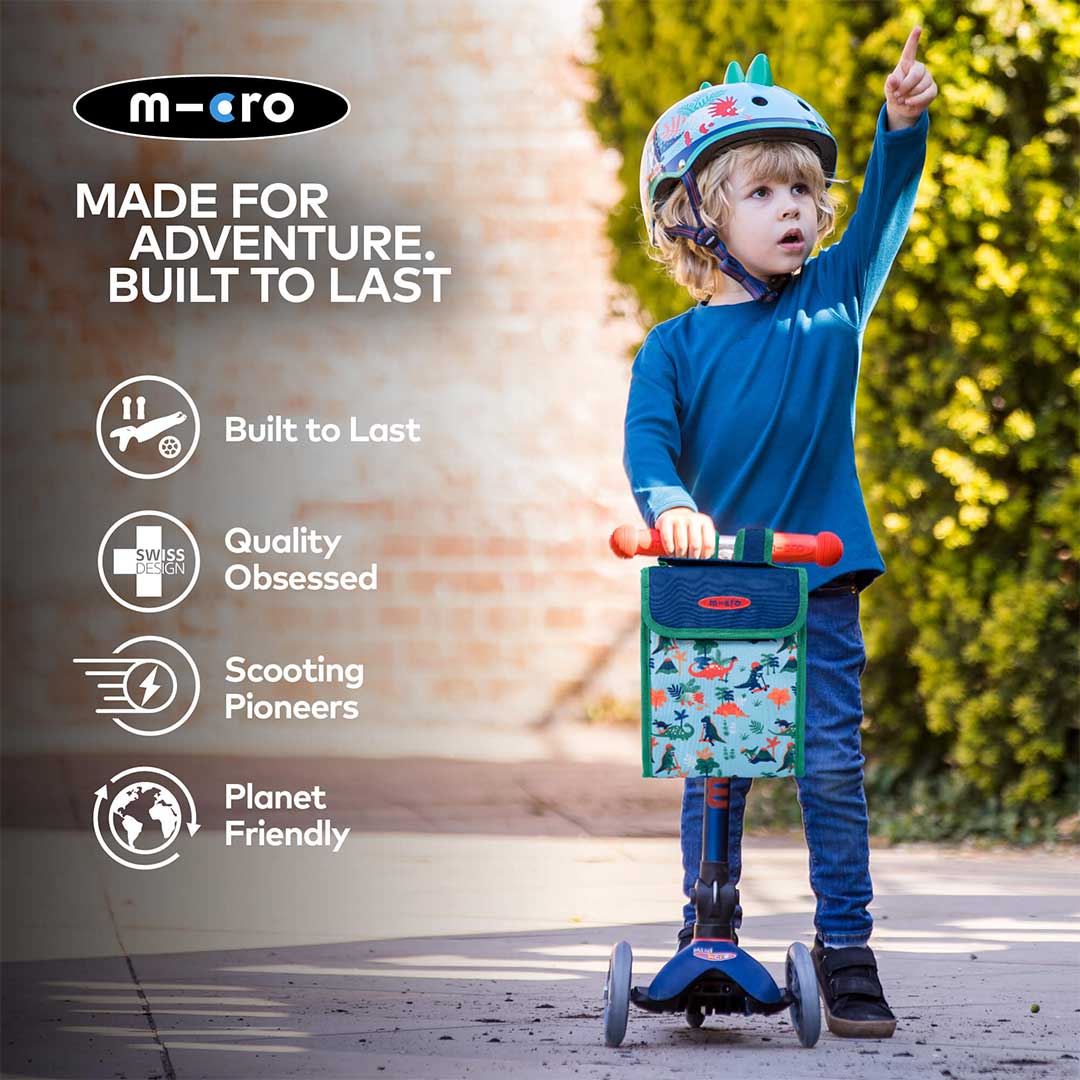  Micro Scooters Eco Lunchbag - Dino、mySite、merchandisen