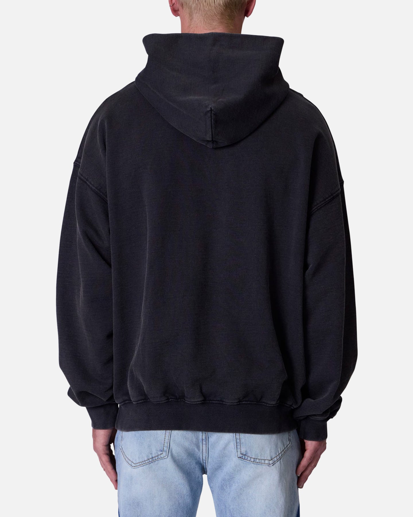 MNML Raw Stitch Hoodie Black、mySite、zt4zffjzw
