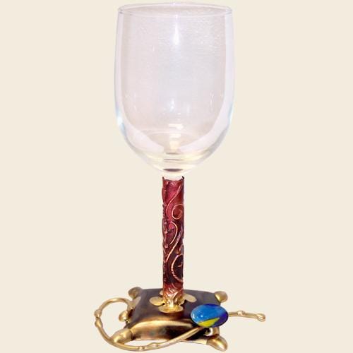 Copper-Wrapped Stem Kiddush Cup by Gary Rosenthal、mySite、topwebapps