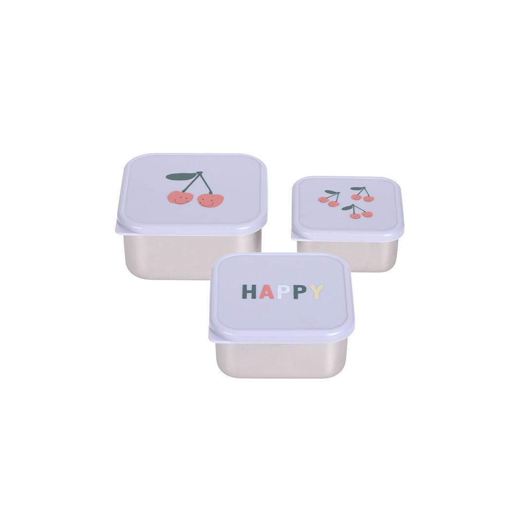  Lassig Snackbox Stainless Steel - Happy Fruits - Cherry、mySite、merchandisen