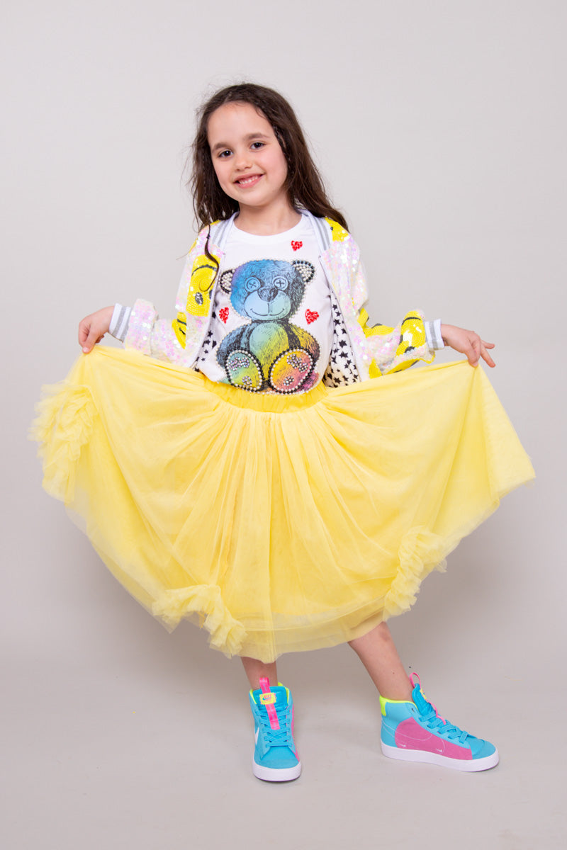 Sunny Tulle Ruffle Midi Skirt、mySite、hinf8tx79