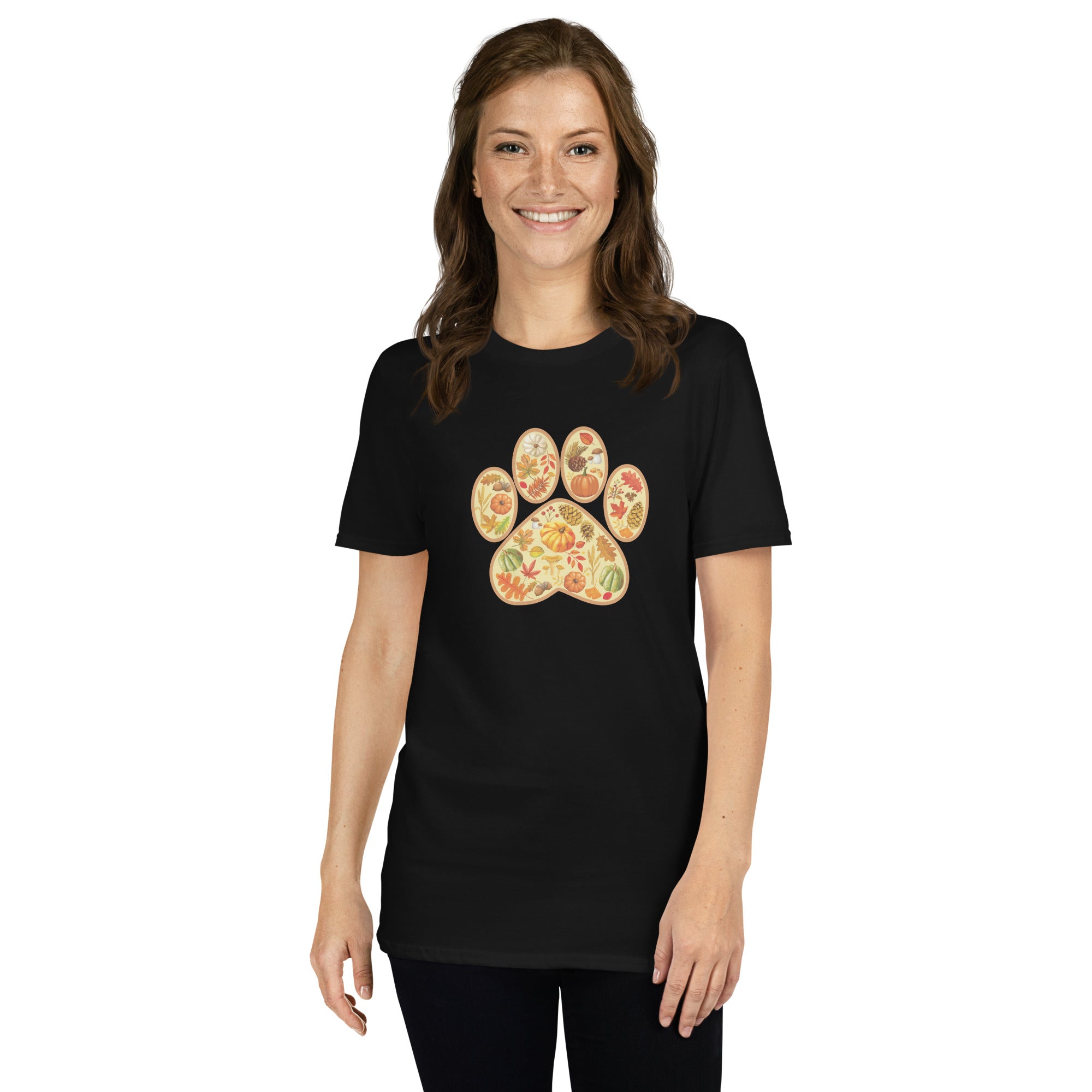 Paw Print of Autumn T-Shirt、mySite、camillekostekn