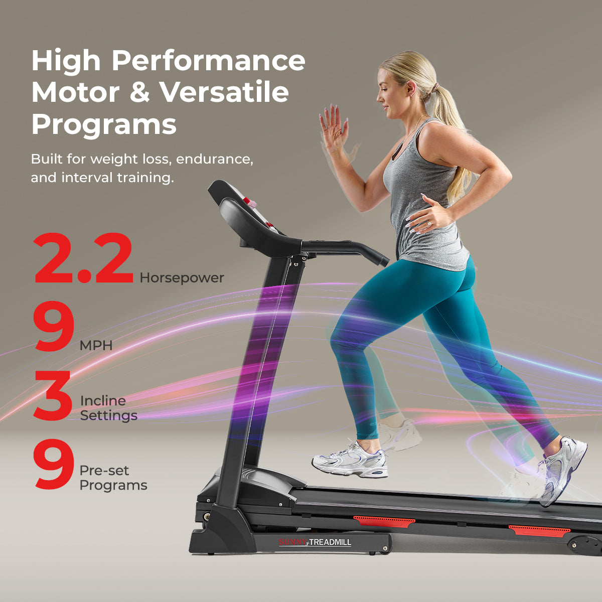  Smart Motorized Treadmill with Manual Incline、mySite、ghnorth