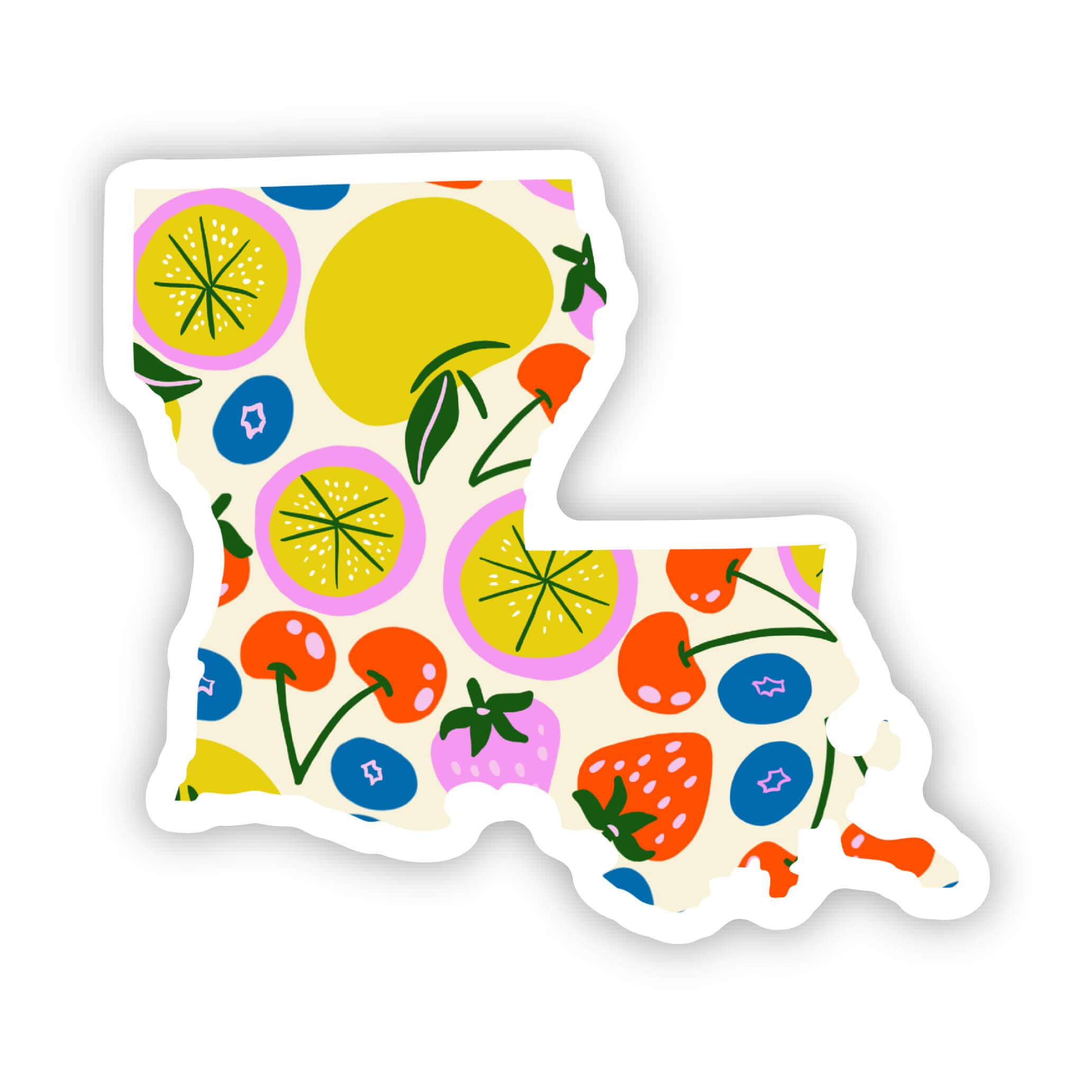  Louisiana Sticker - Cute Fruits、mySite、elrpsem3k