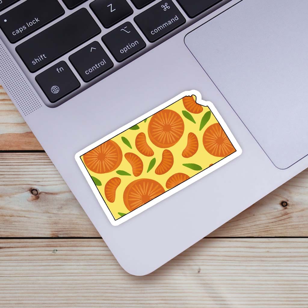  Kansas Orange & Yellow Fruit Sticker、mySite、ghnorth