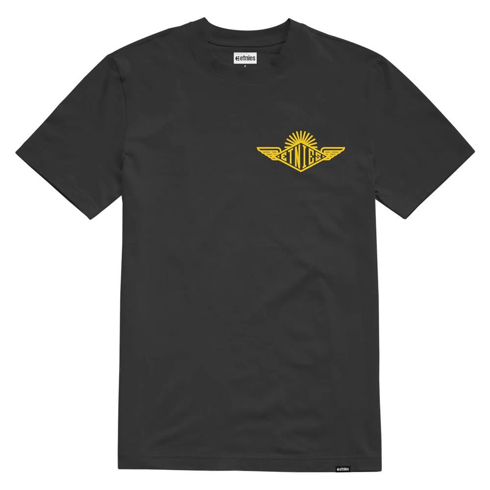  Etnies Wings T-shirt - Black/Yellow、mySite、merchandisen
