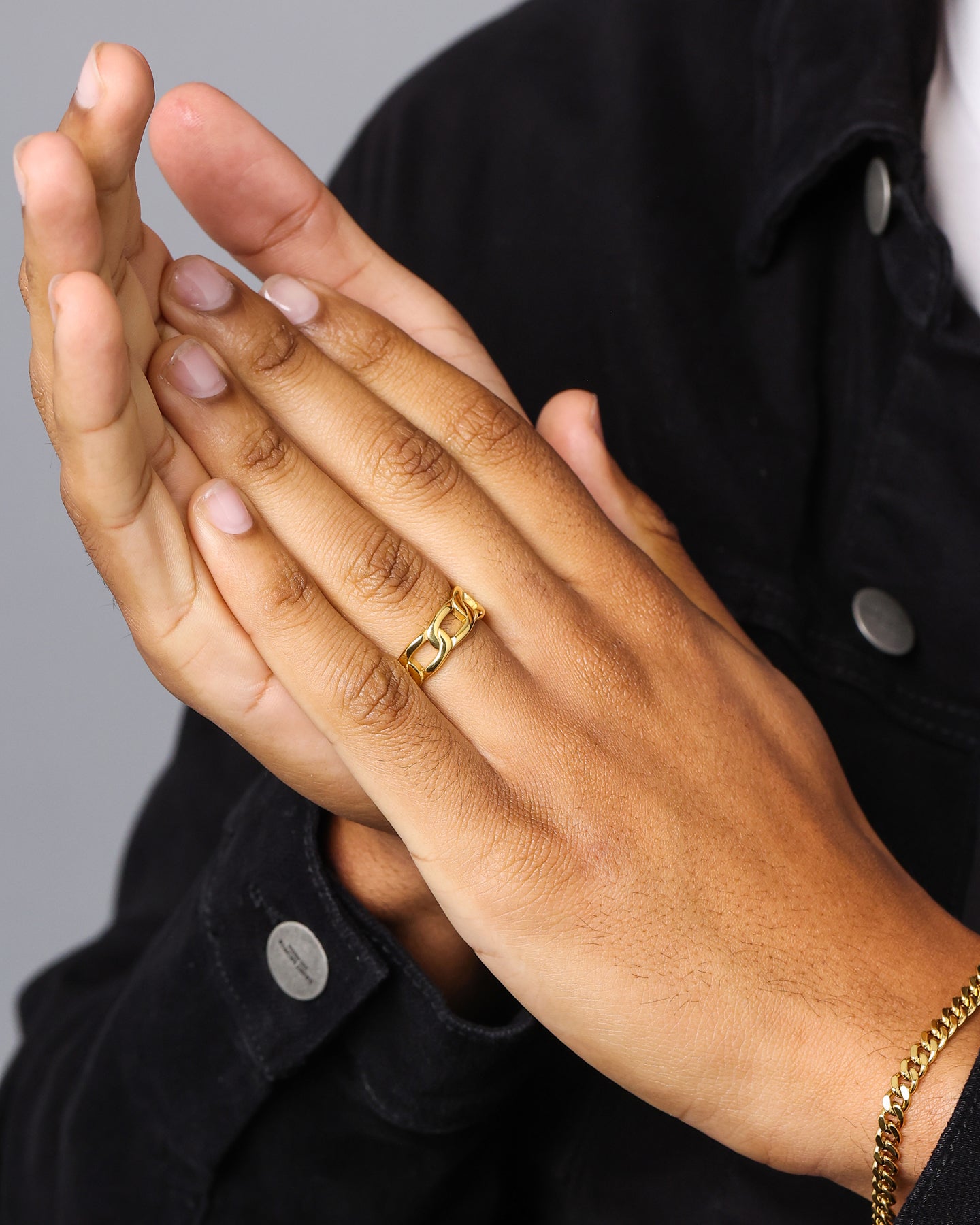 NXS Cuban Ring Gold、mySite、zt4zffjzw