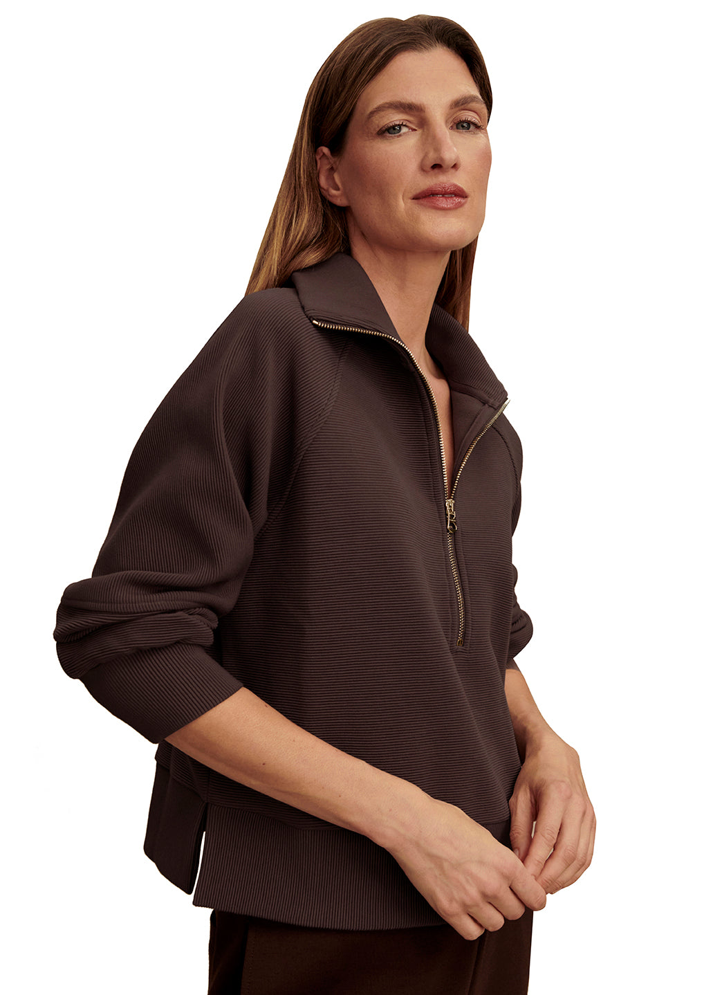 Varley Milano Half Zip Sweater、mySite、lovesweatpilates