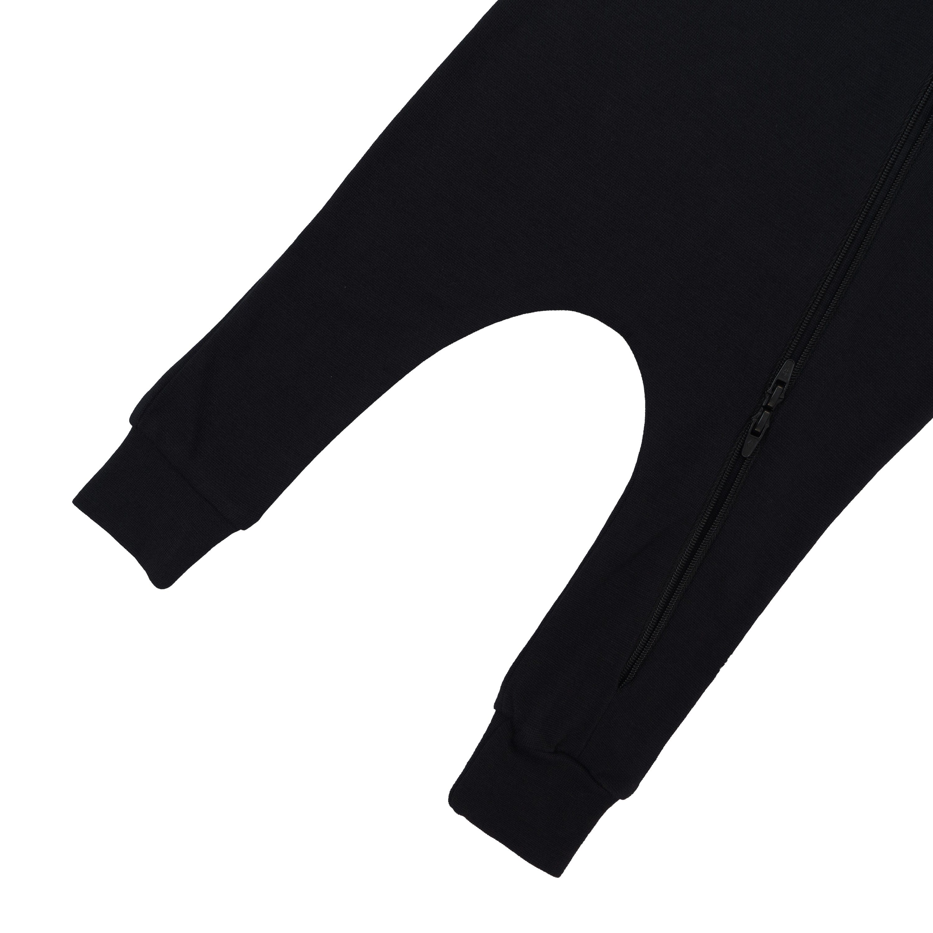  Bamboo Jersey Hooded Zippered Romper in Midnight、mySite、layawaytickets