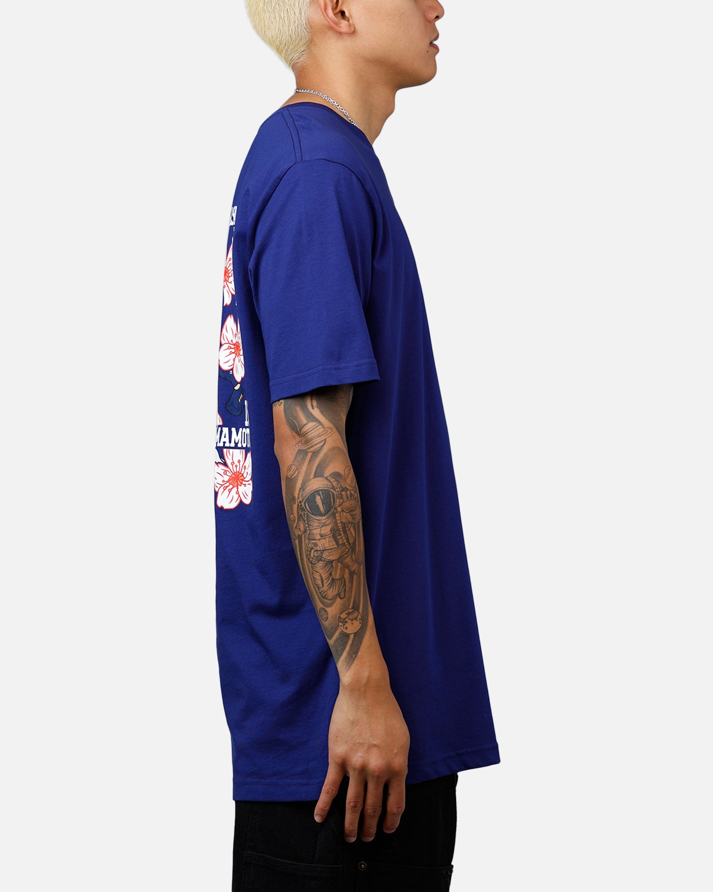 New Era Los Angeles Dodgers Cherry Blossom T-Shirt Blue、mySite、zt4zffjzw