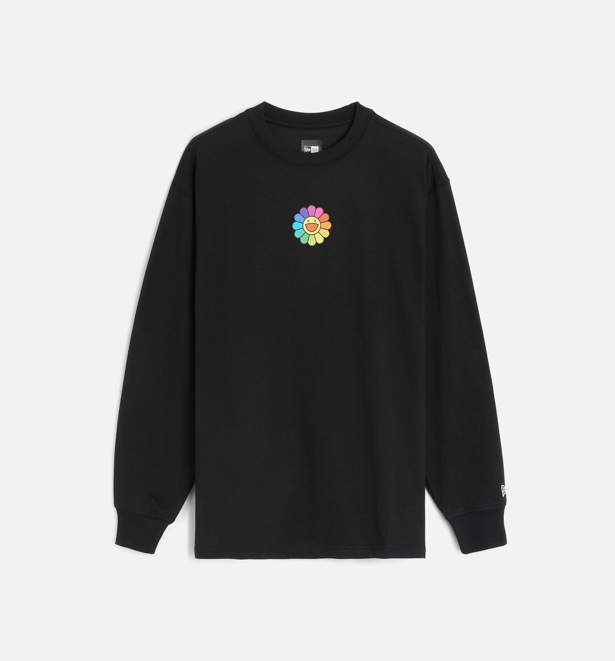 Takashi Murakami Flower Flag Long Sleeve Mens Tshirt - Black、mySite、dreamappss