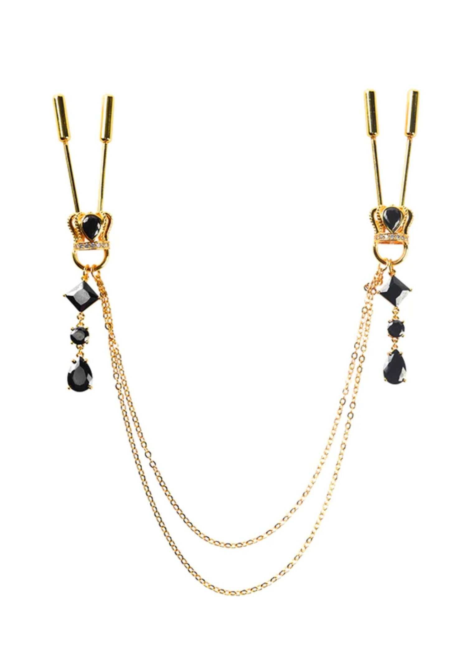  Gold Crown Chain Nipple Clamps、mySite、justintrudeaud