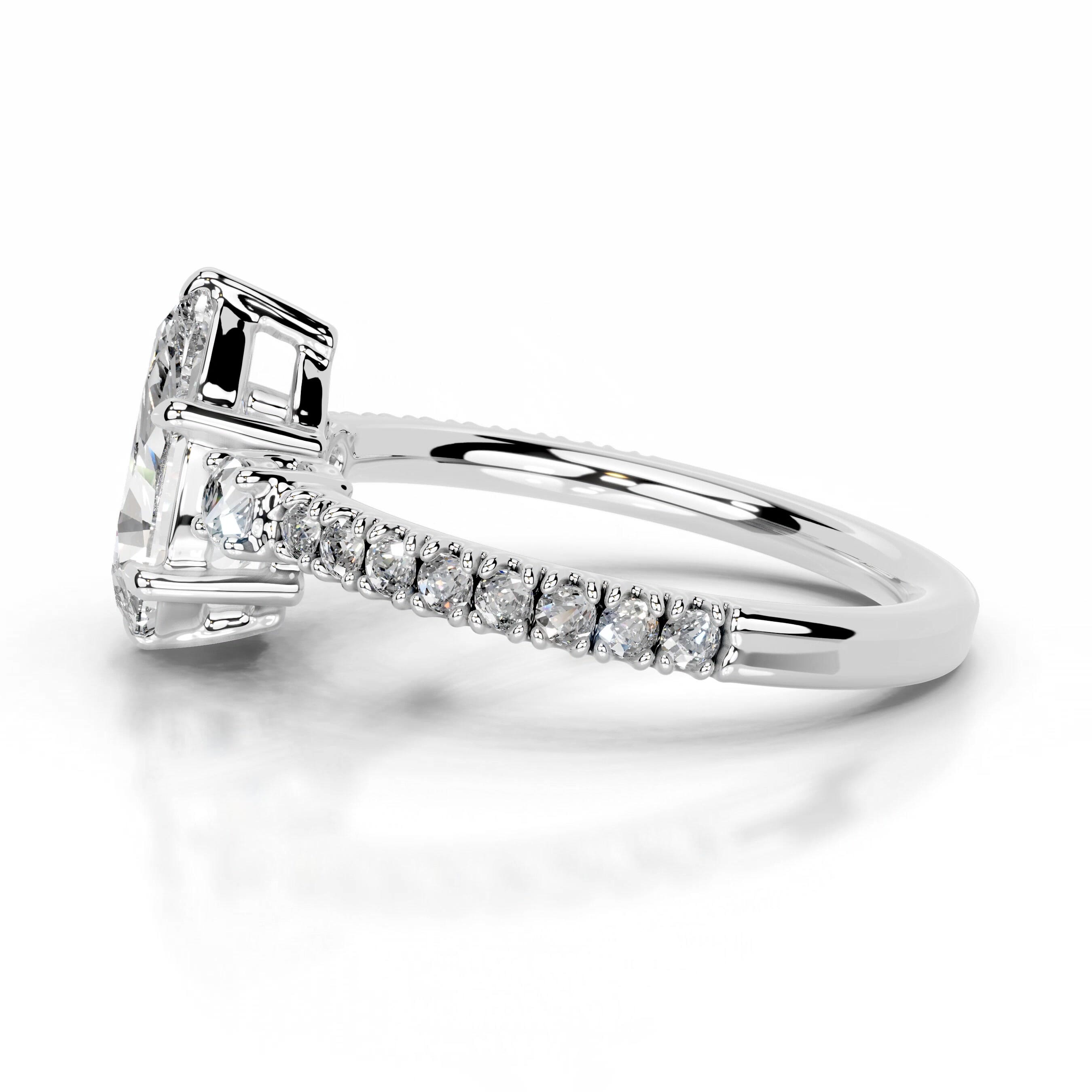Leandra Diamond Engagement Ring - 14 White Gold、mySite、hinf8tx79