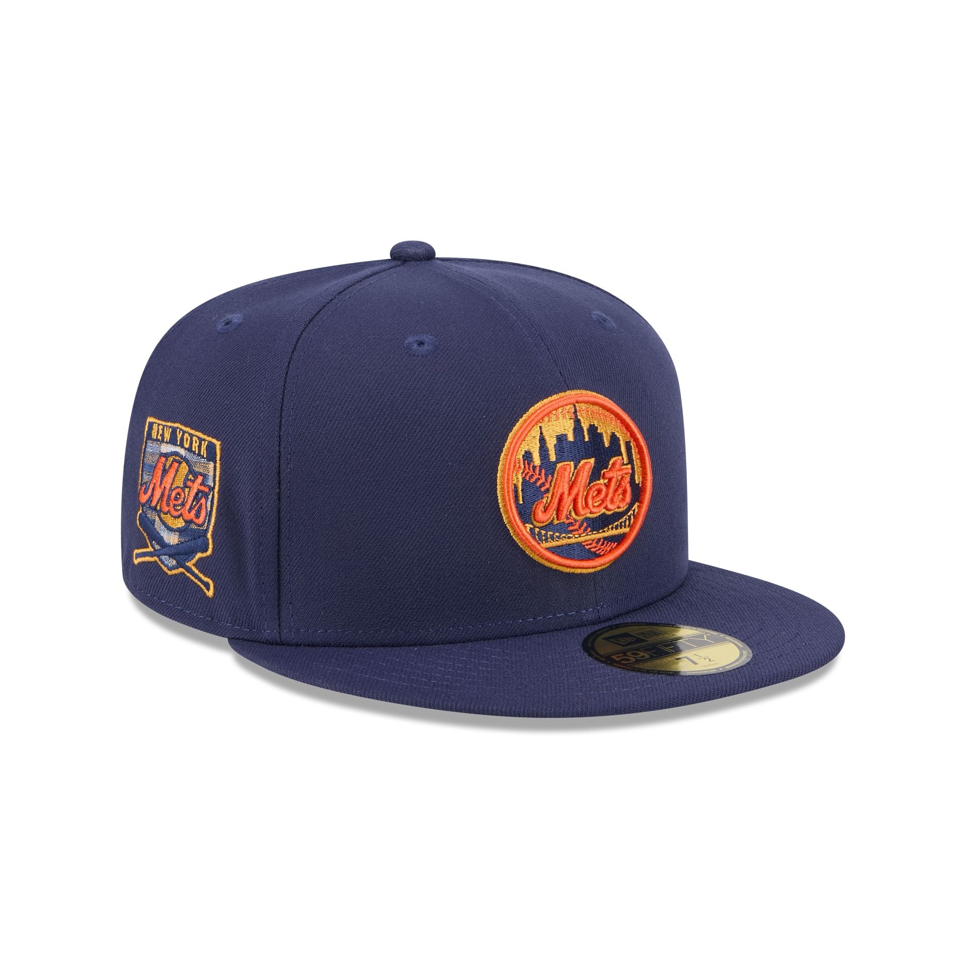 New York Mets Blue Tartan 59FIFTY Fitted Hat、mySite、vikingsvslions
