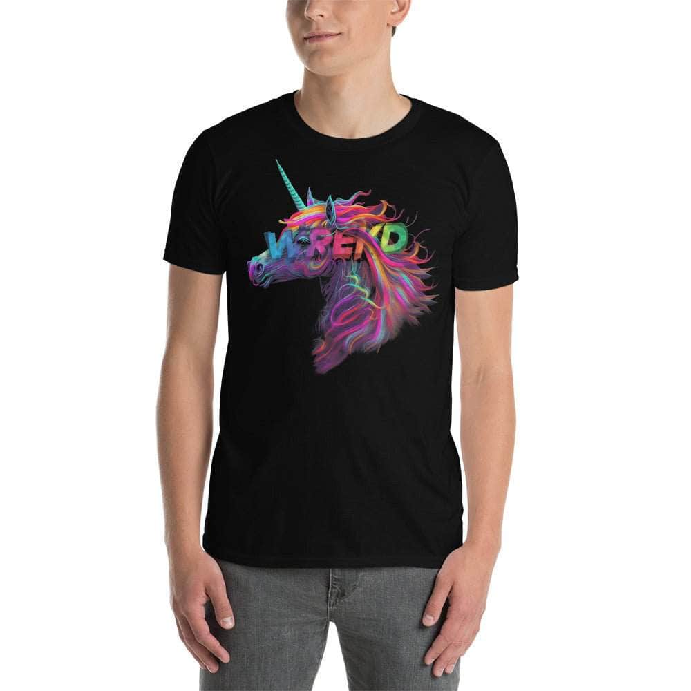  WREKD Unicorn Soft-Style Short-Sleeve Unisex T-Shirt、mySite、merchandisen