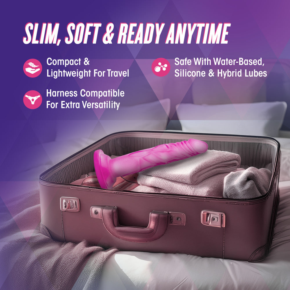 Naturally Yours By Blush® | Realistic Pink 5.75-Inch Long Dildo With Suction Cup Base、mySite、bottomscart