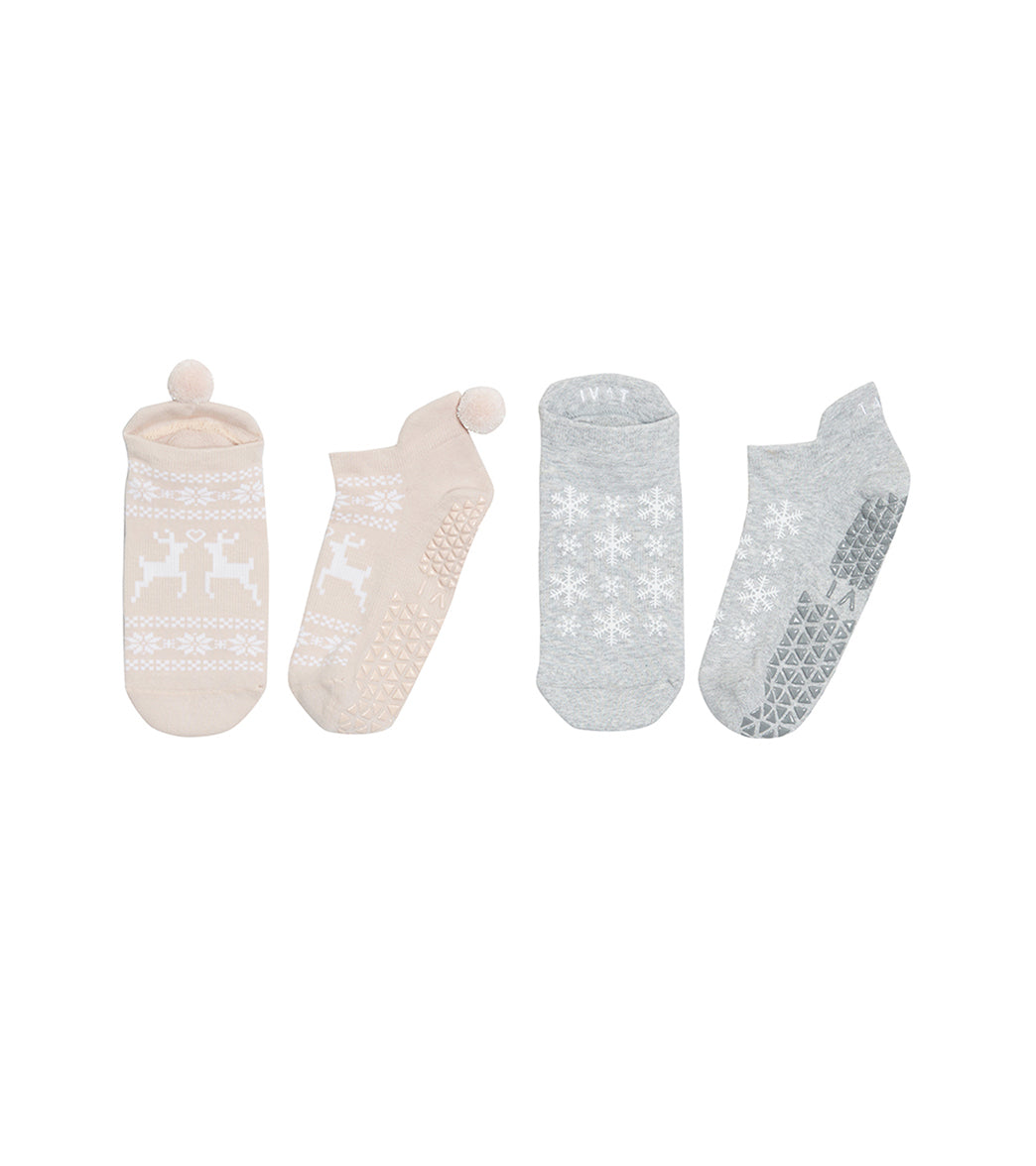 Tavi Savvy 2 Pack Yoga Grip Socks、mySite、noshort