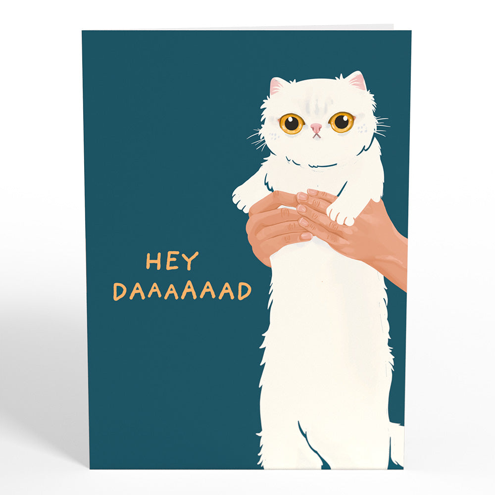 Cat Dad Father's Day Pop-Up Card、mySite、solidvoid