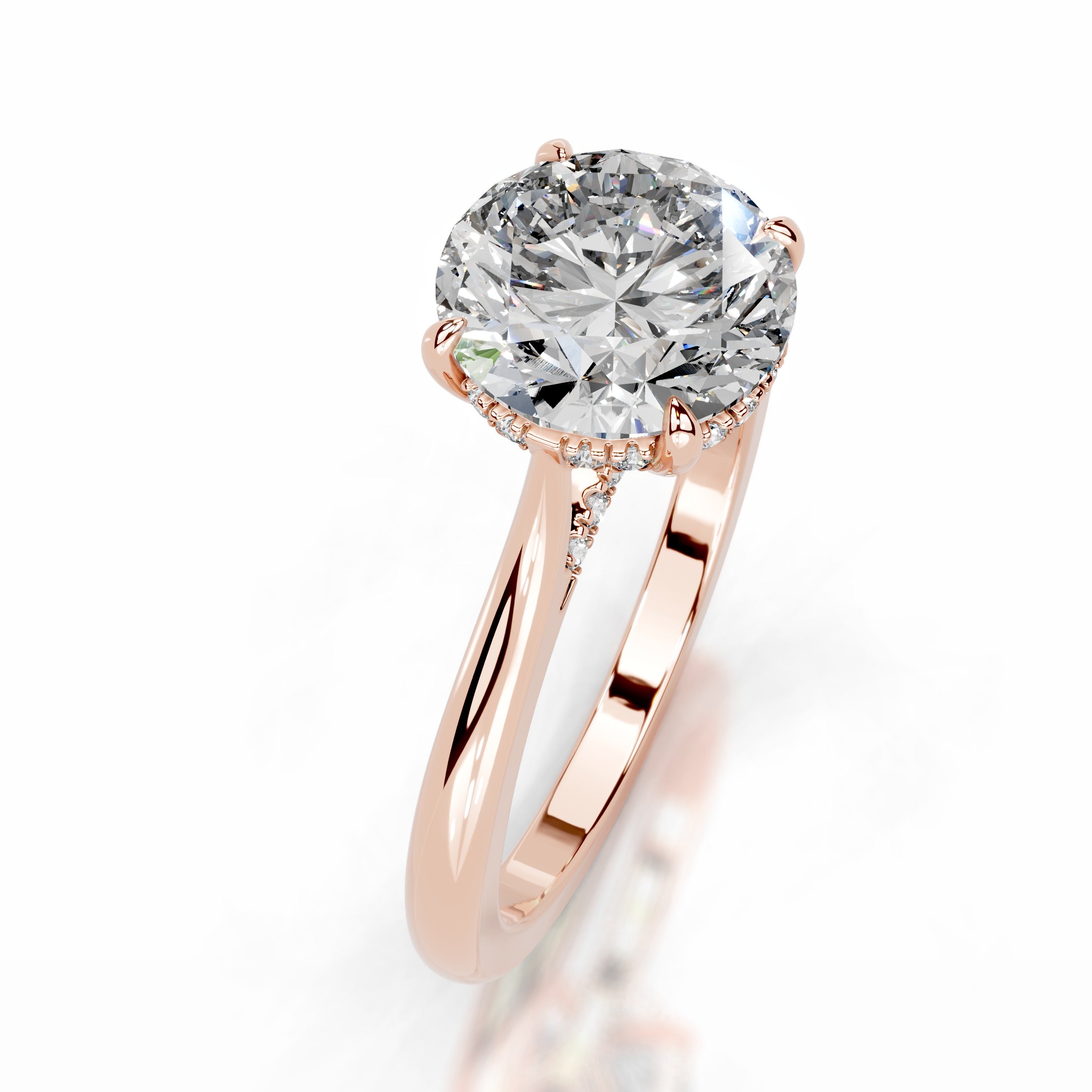 Kiara Diamond Engagement Ring - 14K Rose Gold、mySite、hinf8tx79