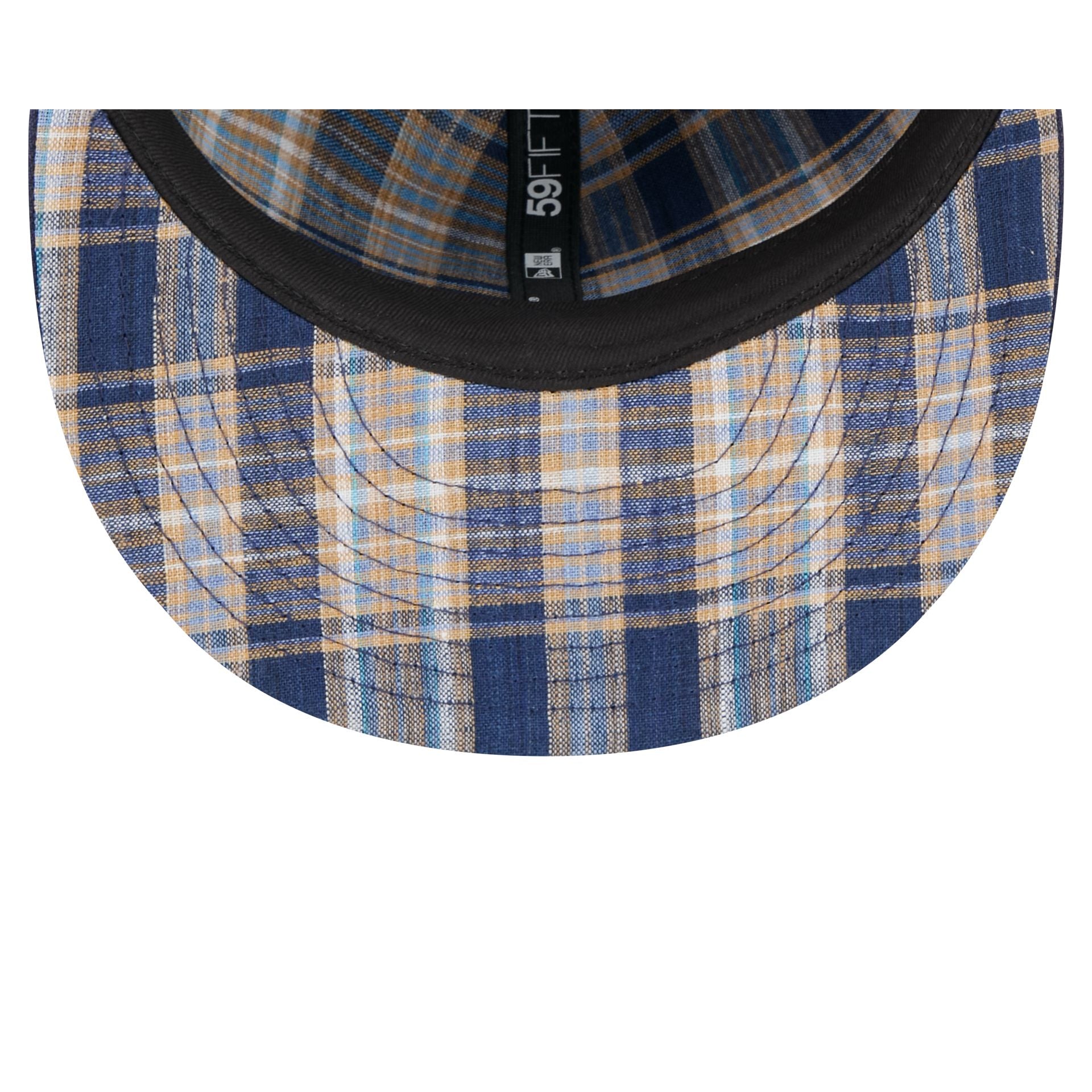 Chicago Cubs Blue Tartan 59FIFTY Fitted Hat、mySite、vikingsvslions