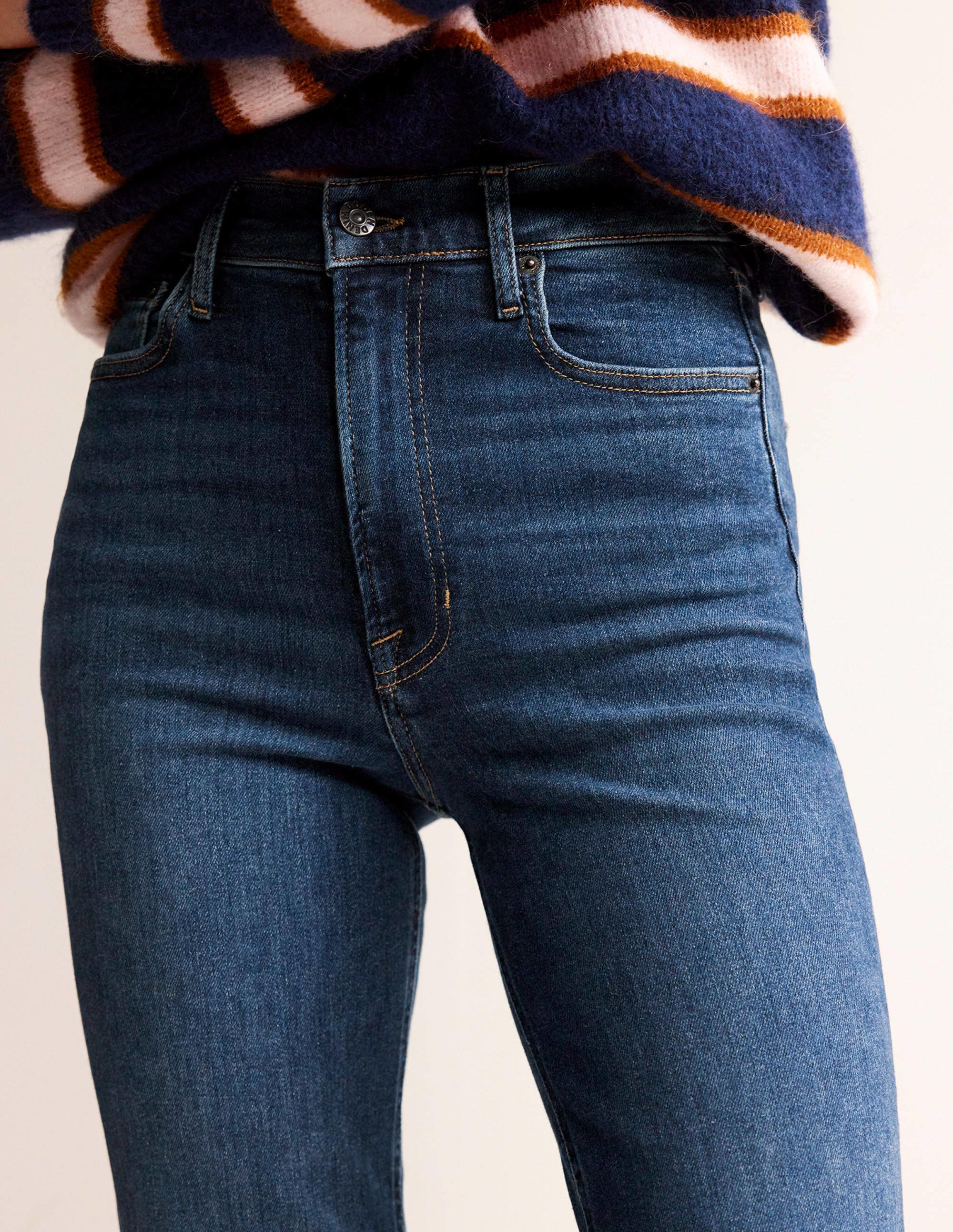  High Rise True Straight Jeans-Indigo、mySite、ashleygrahame