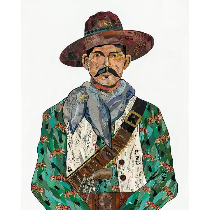 Art Print | Mexican Cowboy Wall Art | Vaquero (Tigers)、mySite、g9winljtr