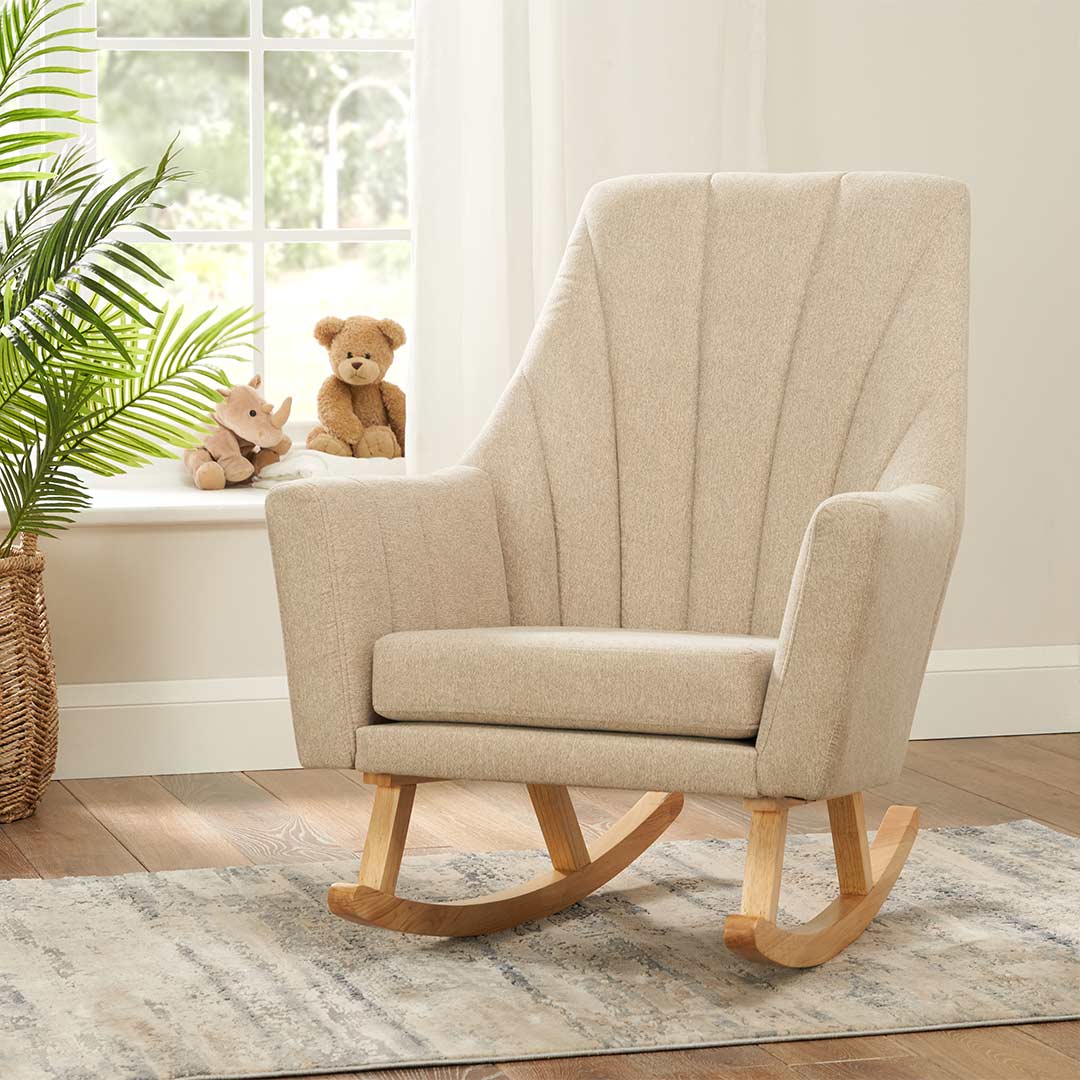  Tutti Bambini Jonah Rocking Chair + Foot Stool - Stone、mySite、merchandisen