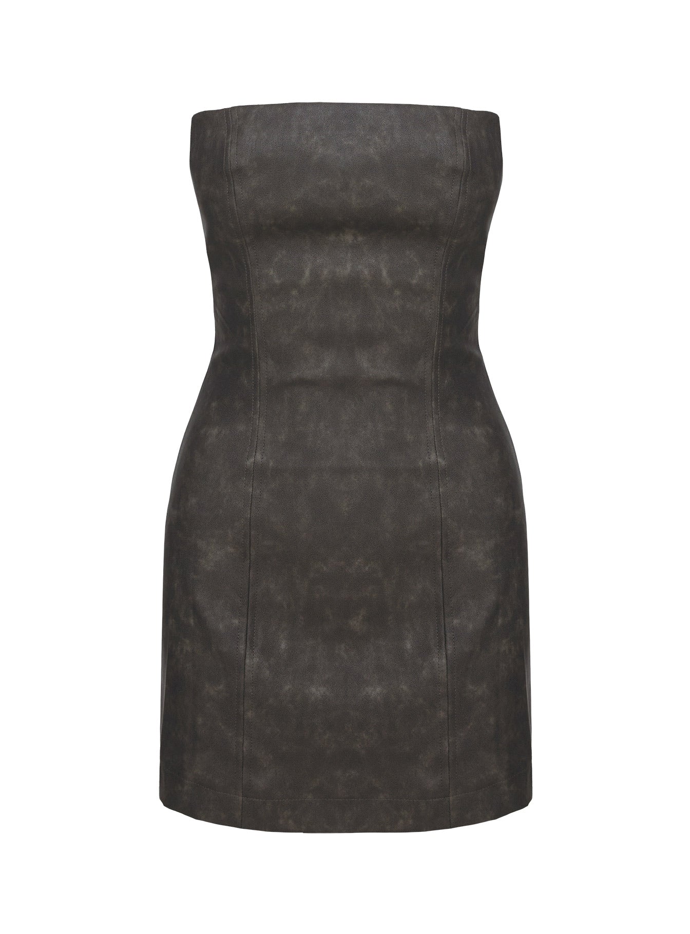 Hailey Strapless Mini Dress Grey、mySite、solidvoid