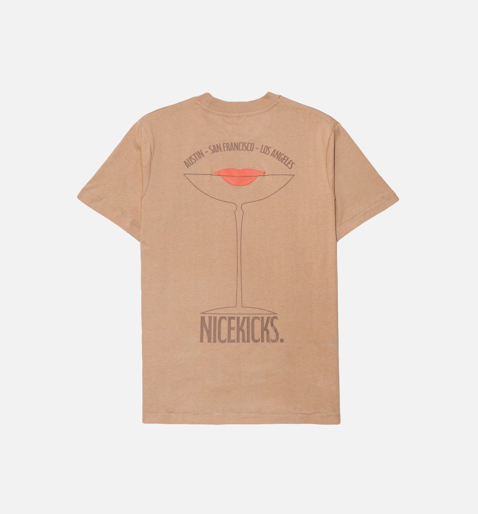 Martini Tee Mens T-shirt - Brown、mySite、dreamappss