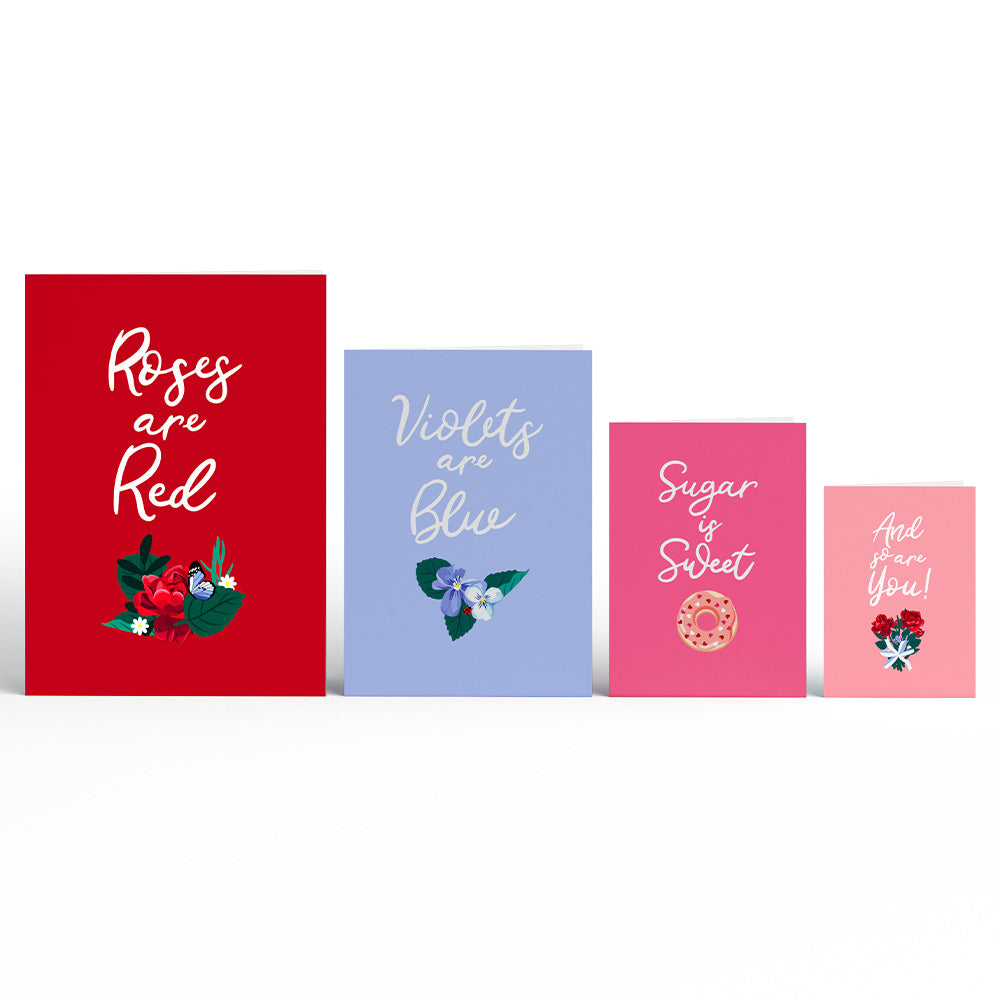 Valentine's Day Roses 4-in-1 Nesting Card、mySite、solidvoid