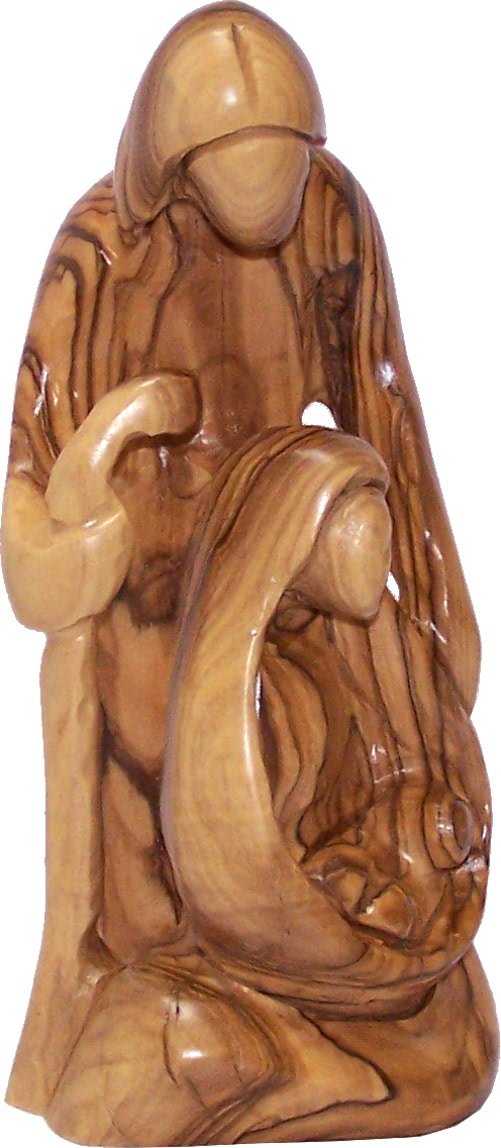  Holy Land Market Olive Wood Holy Family Statue (7.2 Inches)、mySite、elrpsem3k