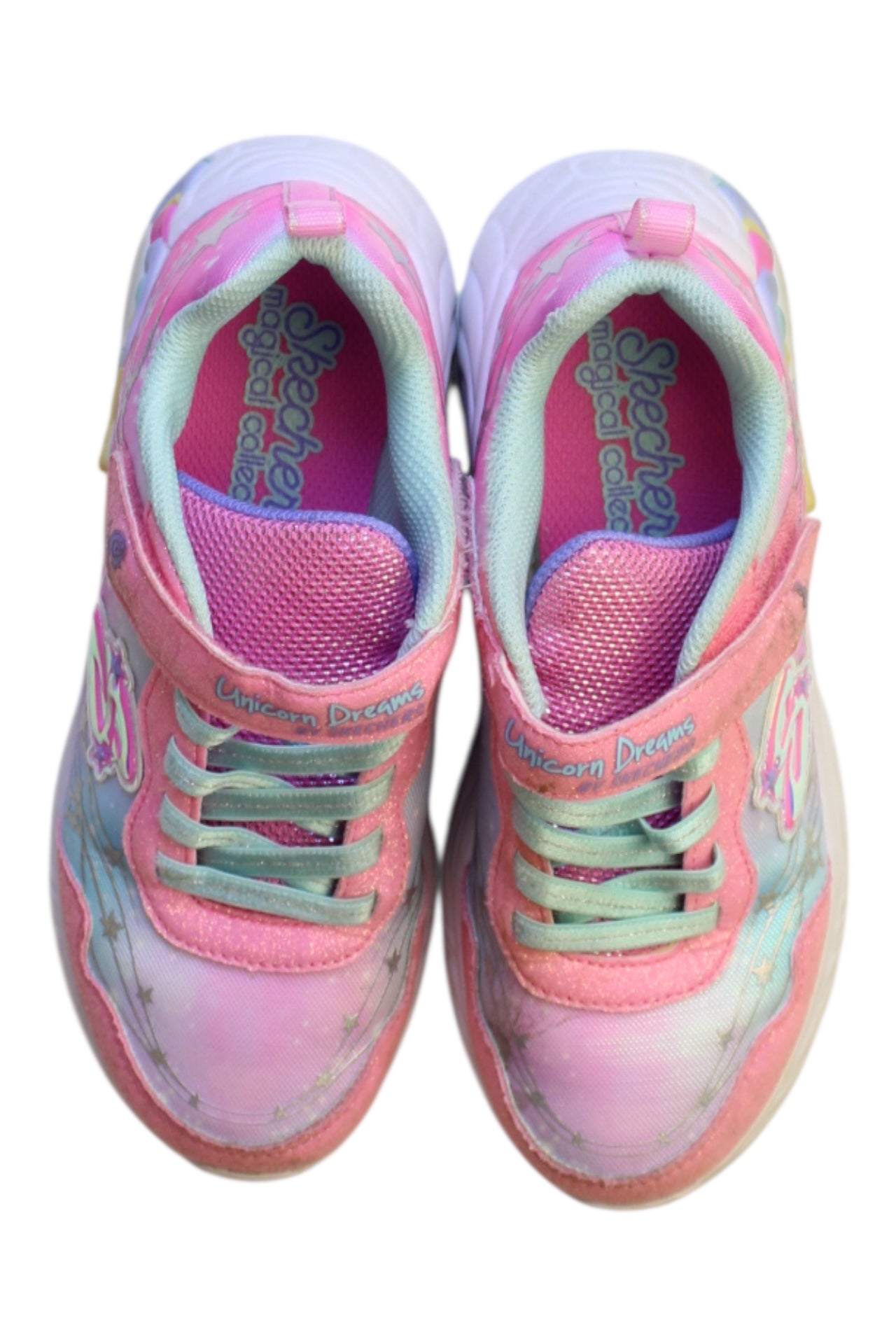 Skechers Kids Unicorn Light-Up Sneakers EU32、mySite、g9winljtr