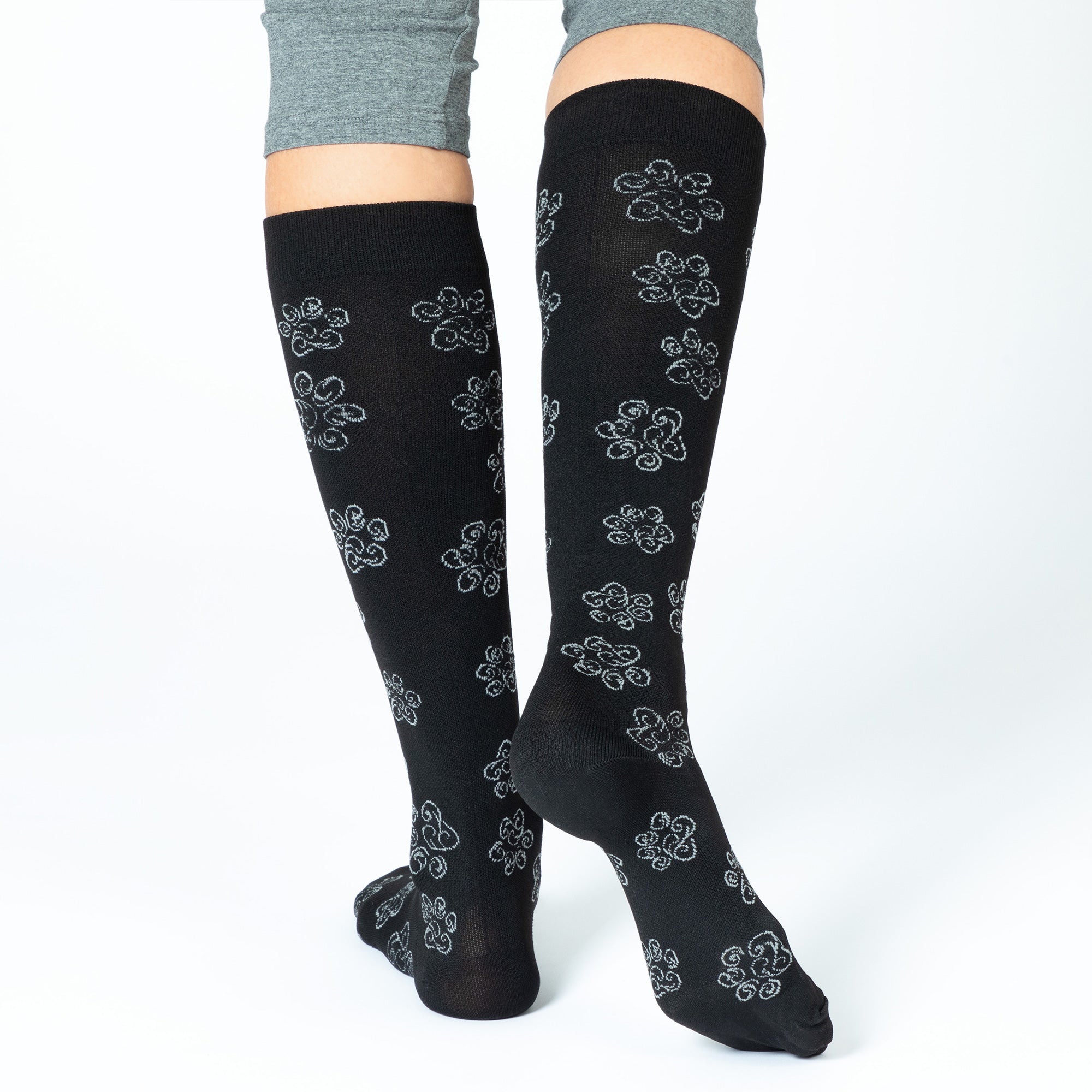 Paw Print Compression Socks、mySite、camillekostekn