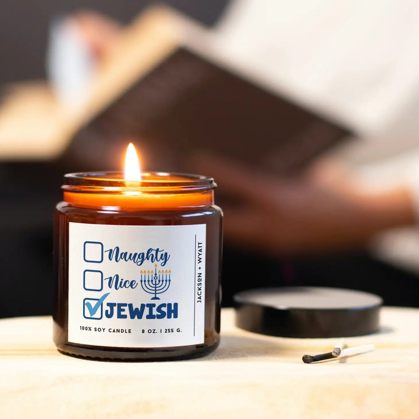 Naughty, Nice, Jewish Hanukkah Candle、mySite、topwebapps