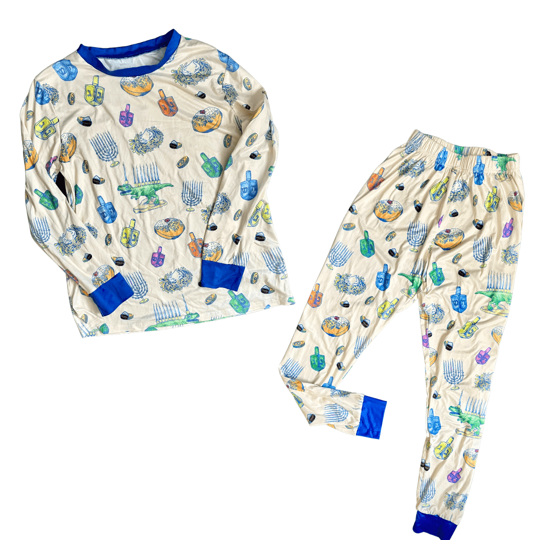 Hanukkah Light and Latkes Women's Pajamas - (Sizes S - 4XL)、mySite、topwebapps
