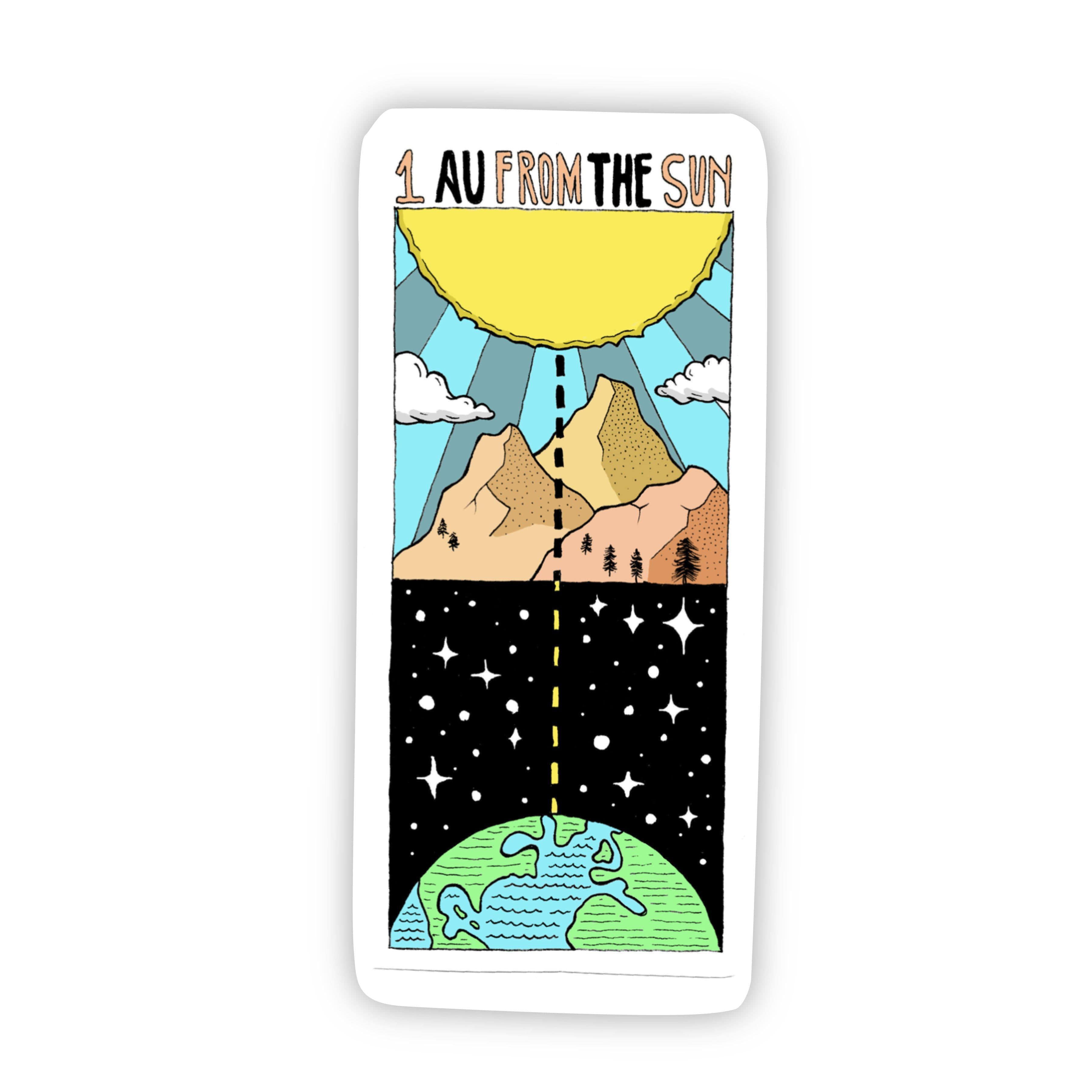  1 AU From the Sun Outerspace Sticker、mySite、elrpsem3k