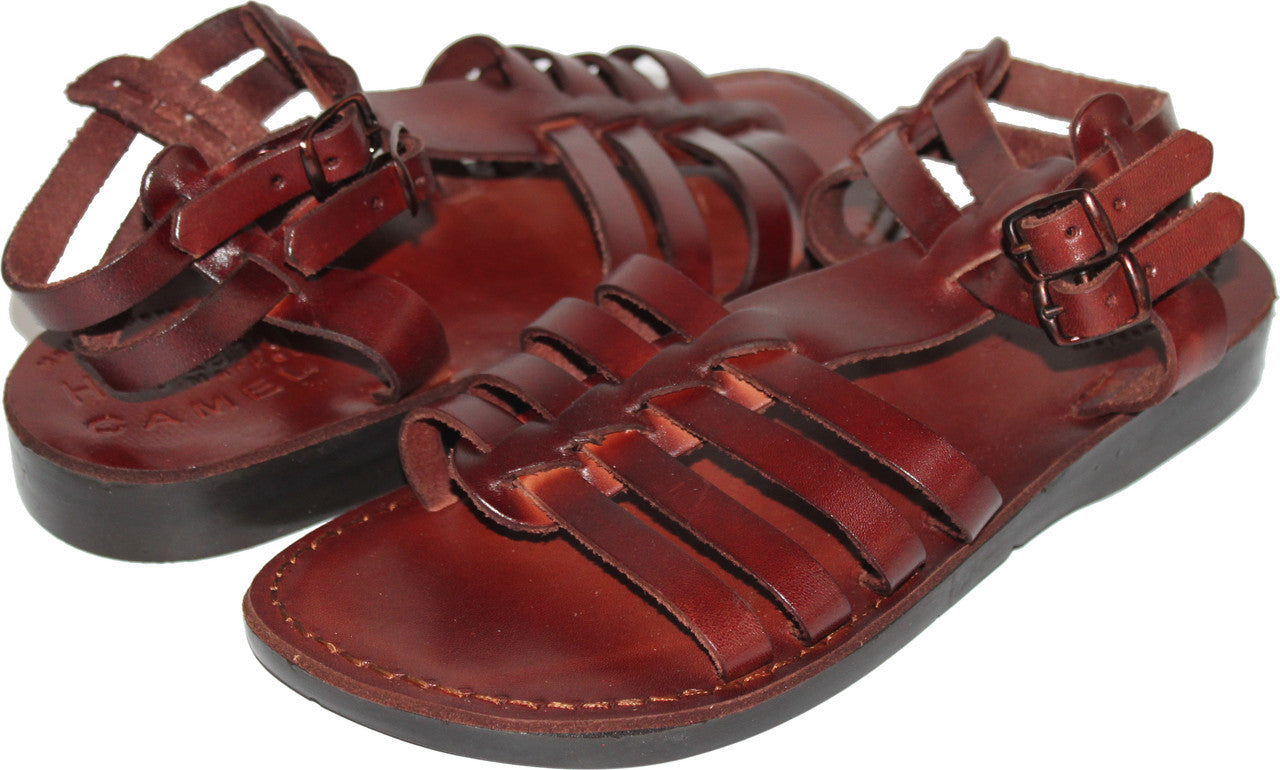 Holy Land Market Men/Women Biblical Jesus Leather Sandals/Slides From Jerusalem (Jeremiah Style)、mySite、topwebapps