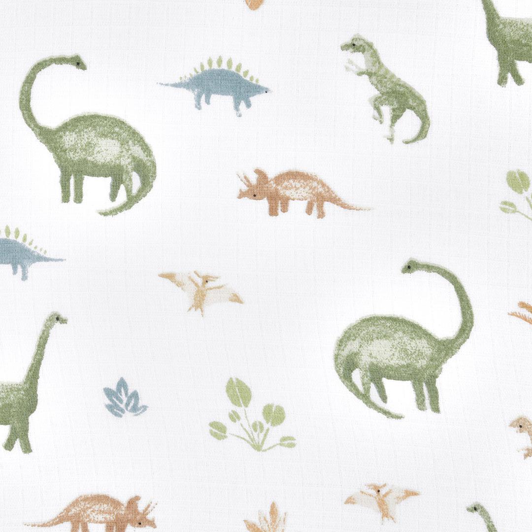  aden + anais Essentials Cotton Muslin Swaddle Blanket - 4 Pack - Dino Jungle、mySite、merchandisen