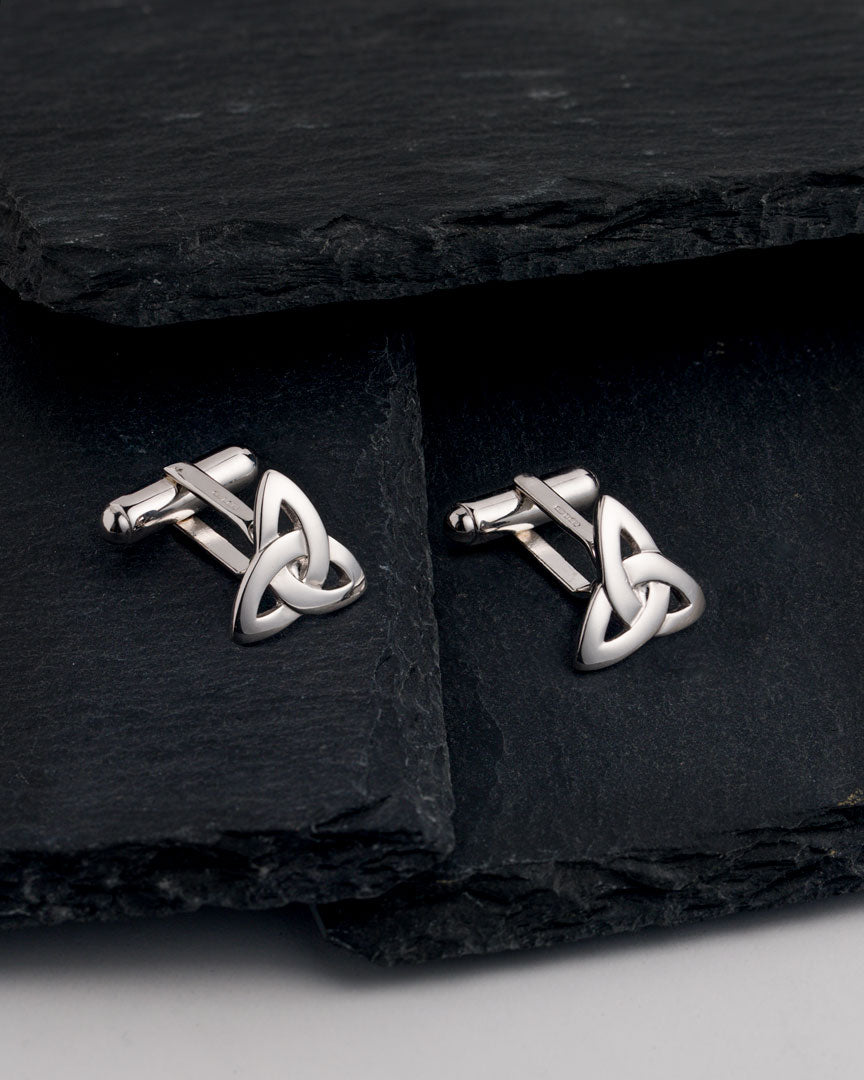  Silver Trinity Knot Cufflinks