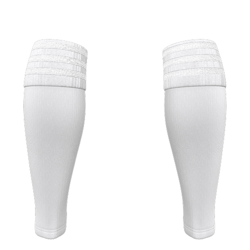 adidas Team 23 Calf Sleeve - White/White、mySite、noshort