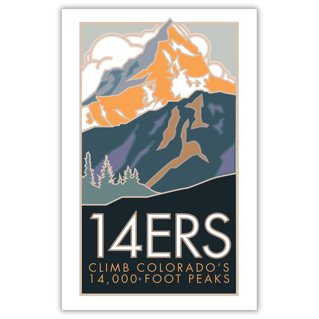 Climb Colorado's 14ers - Poster、mySite、g9winljtr